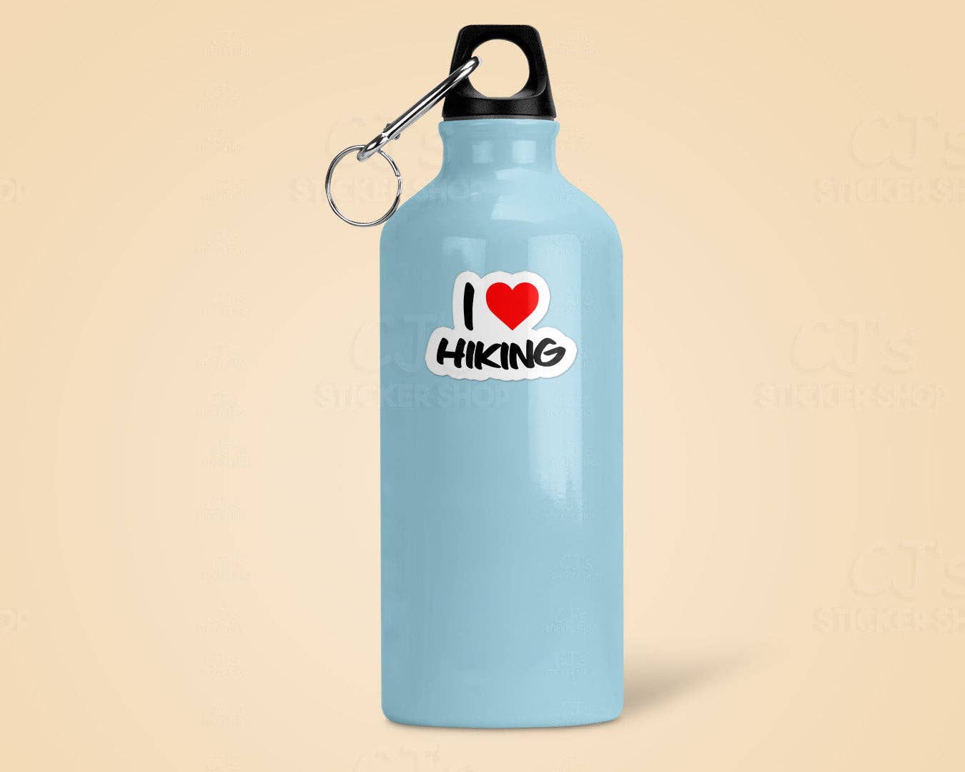 “I Love Hiking” Sticker Vinyl Sticker - Wander Together Outfitters