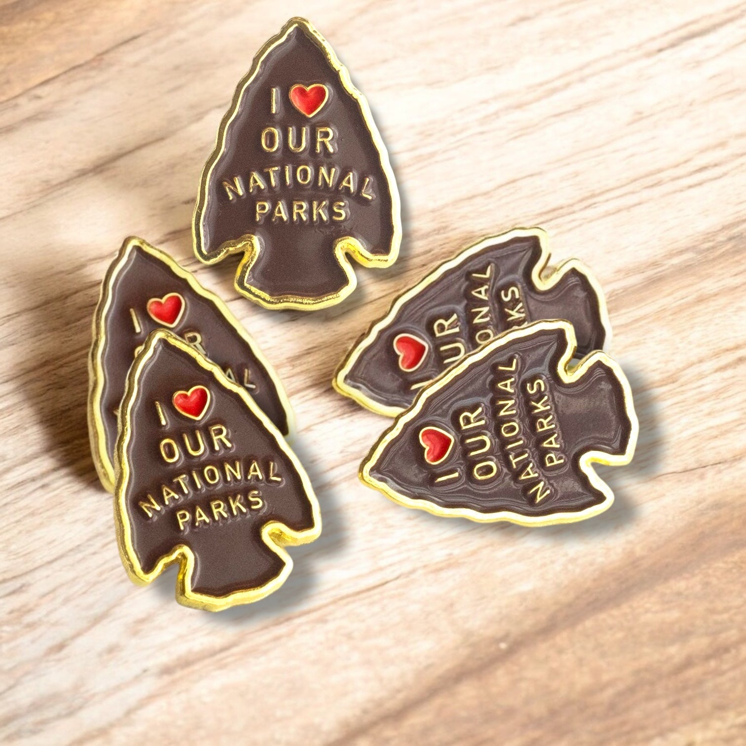 “I Love Our National Parks” Enamel Pin - Wander Together Outfitters