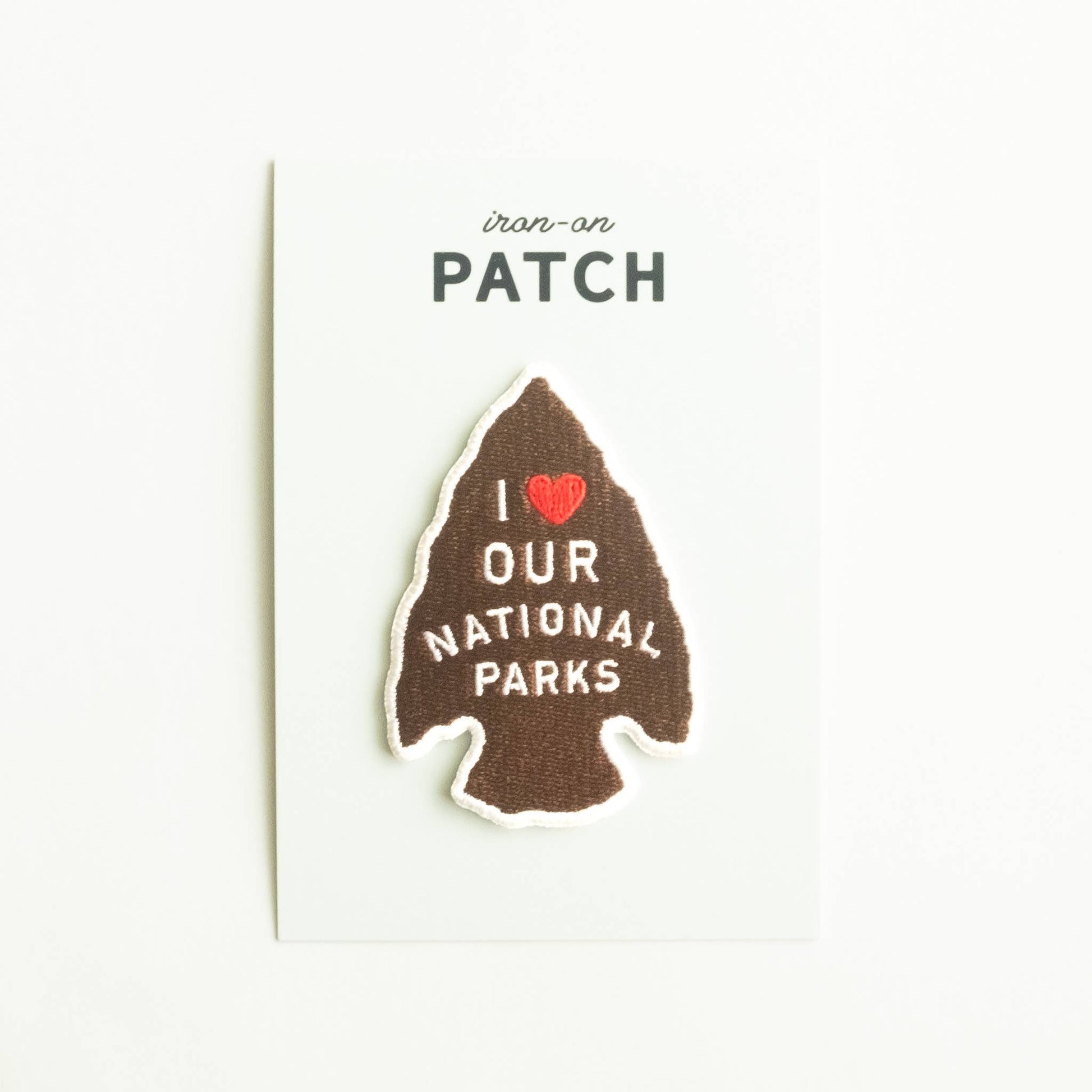"I Love Our National Parks" Iron on Patch - Wander Together Outfitters