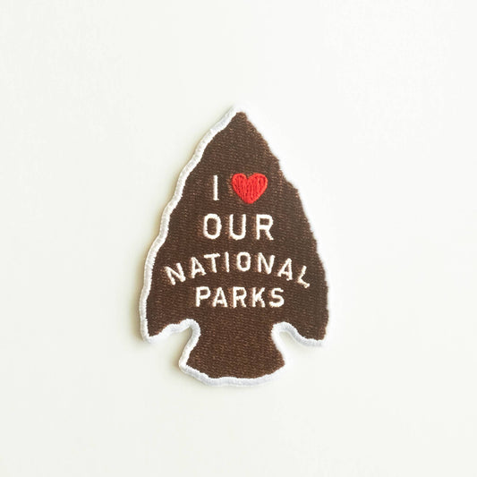 "I Love Our National Parks" Iron on Patch - Wander Together Outfitters