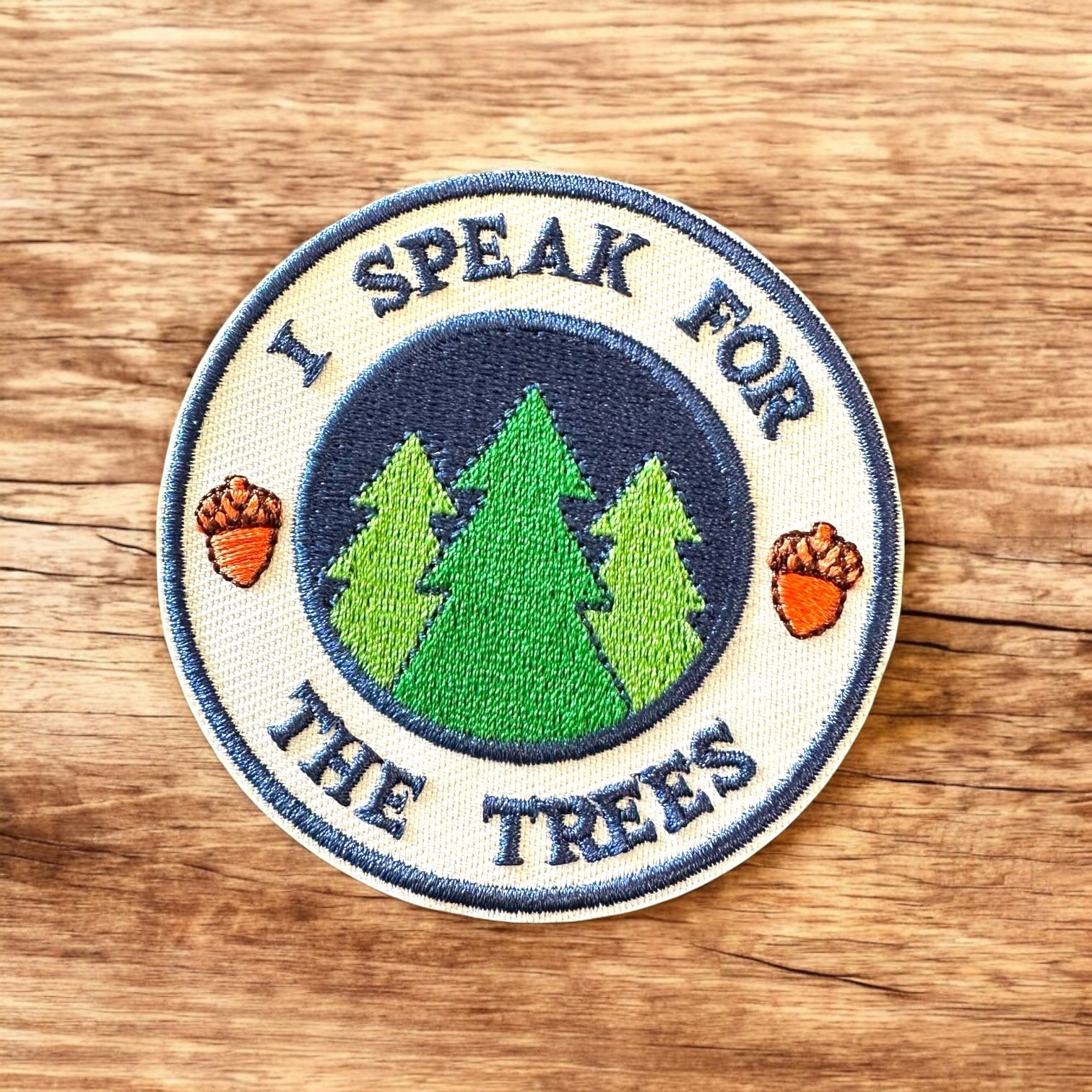 “I Speak For The Trees” Embroidered Iron On Patch - Wander Together Outfitters