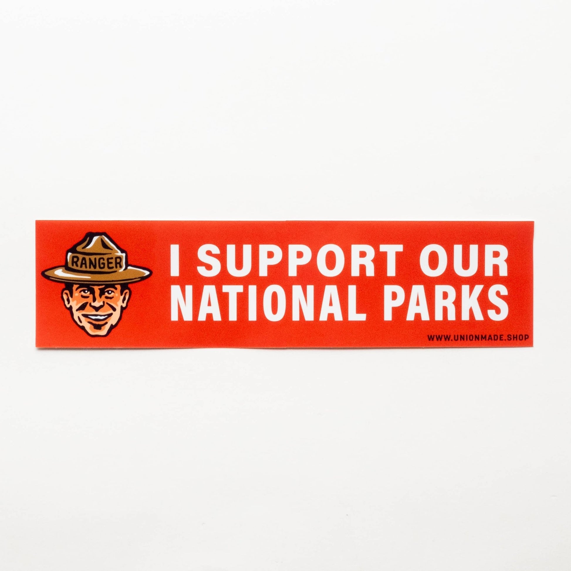 "I Support Our National Parks" Ranger Bumper Sticker - Wander Together Outfitters