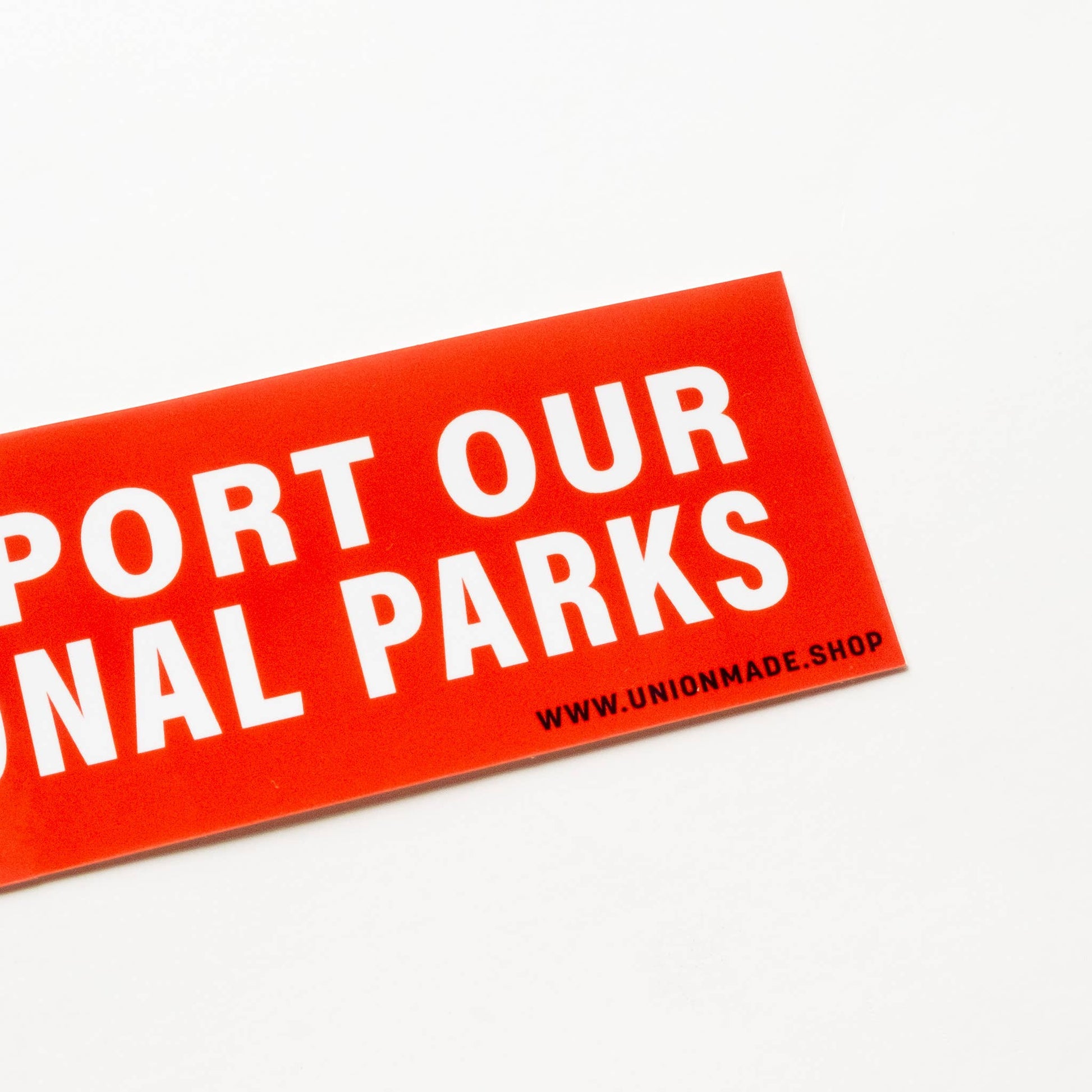 "I Support Our National Parks" Ranger Bumper Sticker - Wander Together Outfitters