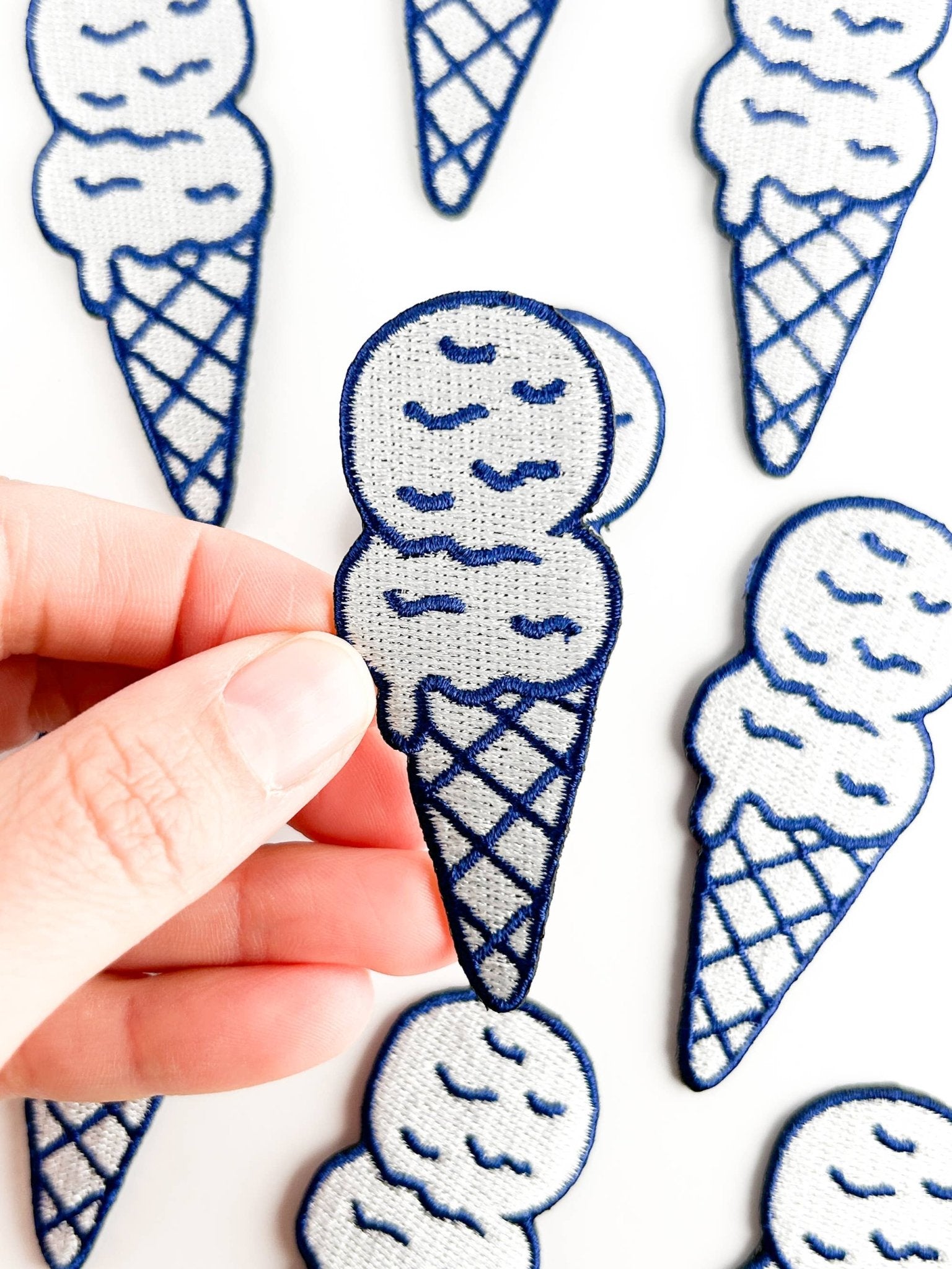 Ice Cream Embroidered Cute Dessert Patch - Wander Together Outfitters