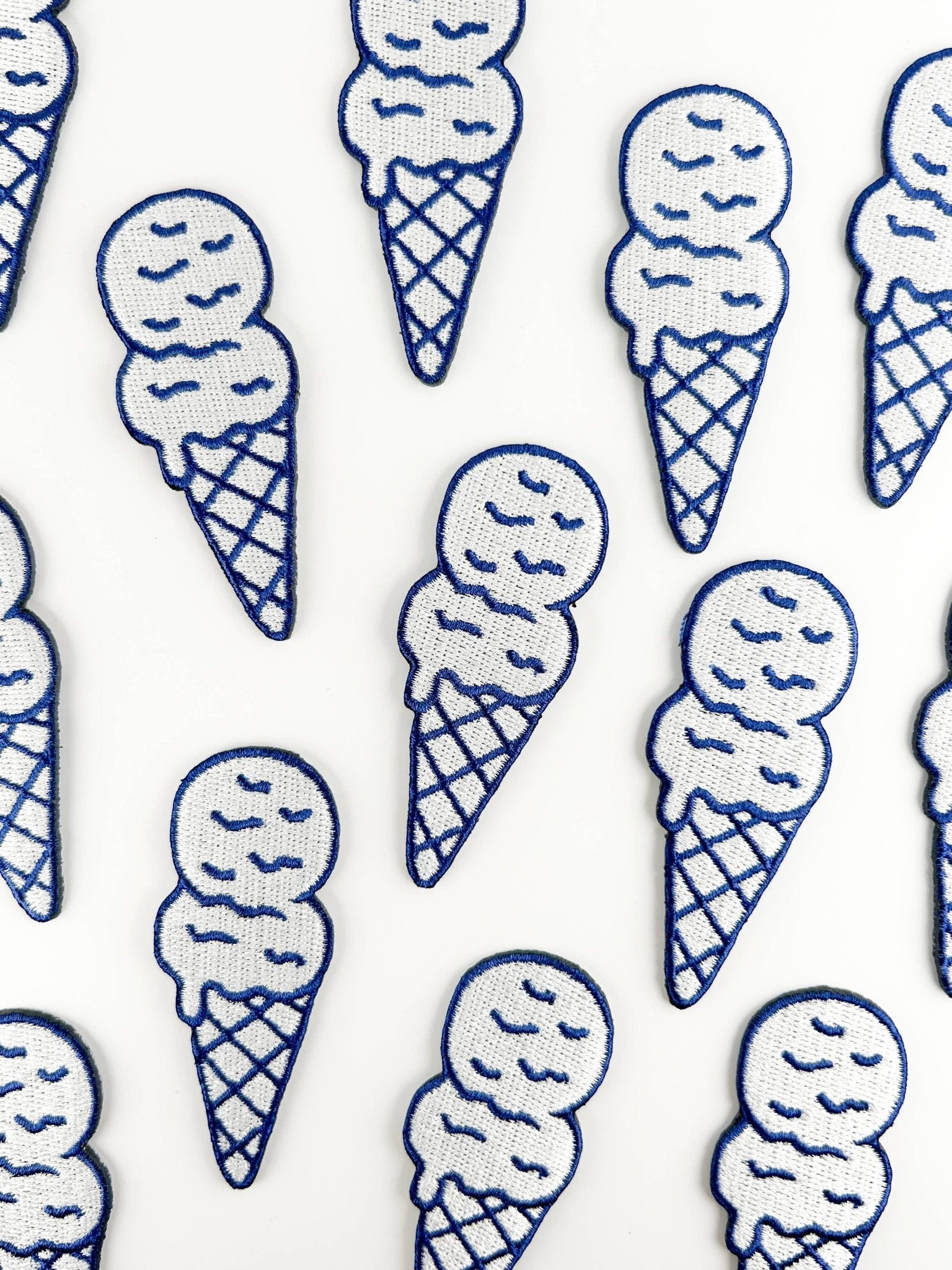 Ice Cream Embroidered Cute Dessert Patch - Wander Together Outfitters