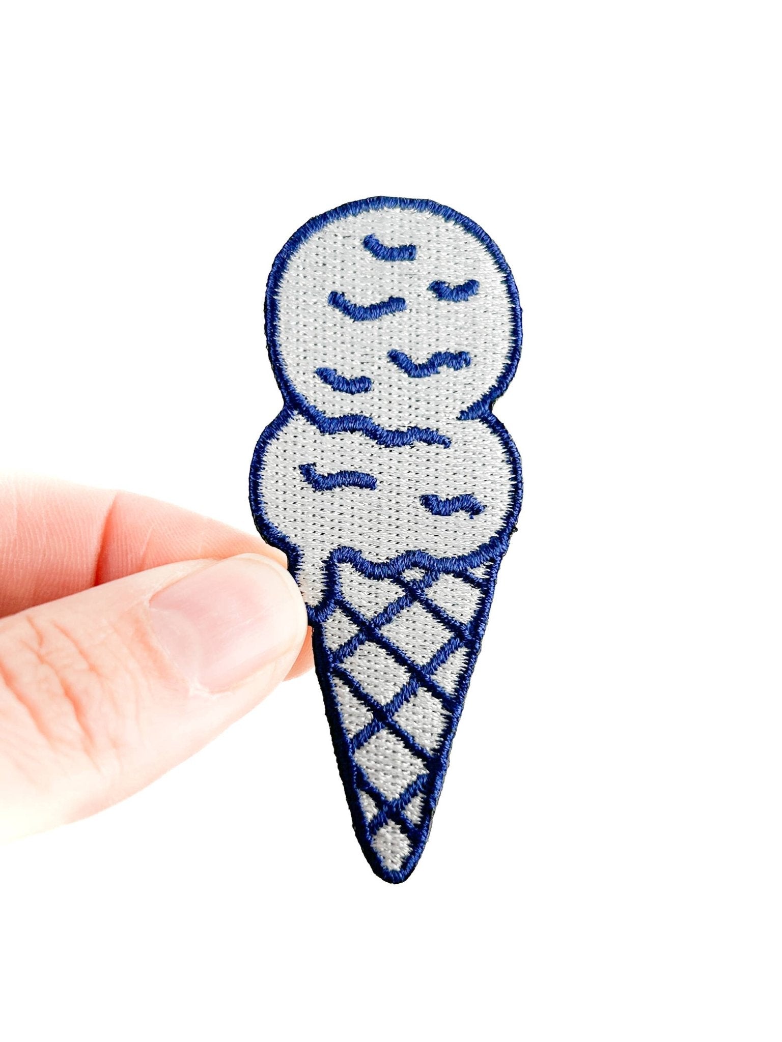 Ice Cream Embroidered Cute Dessert Patch - Wander Together Outfitters