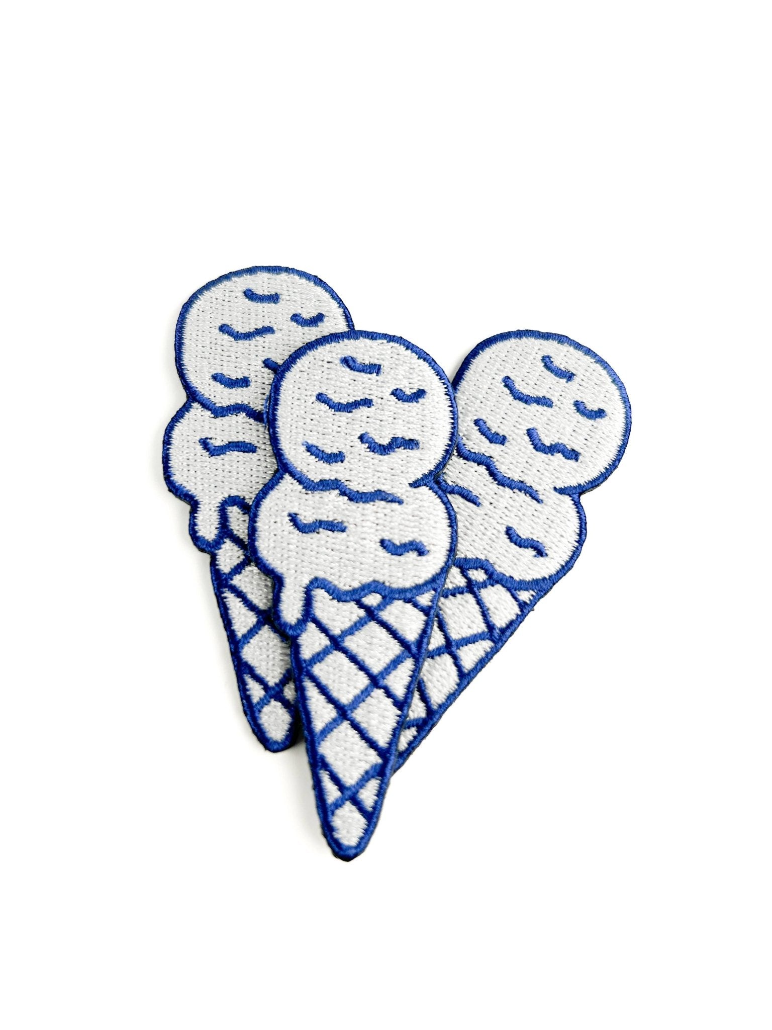 Ice Cream Embroidered Cute Dessert Patch - Wander Together Outfitters