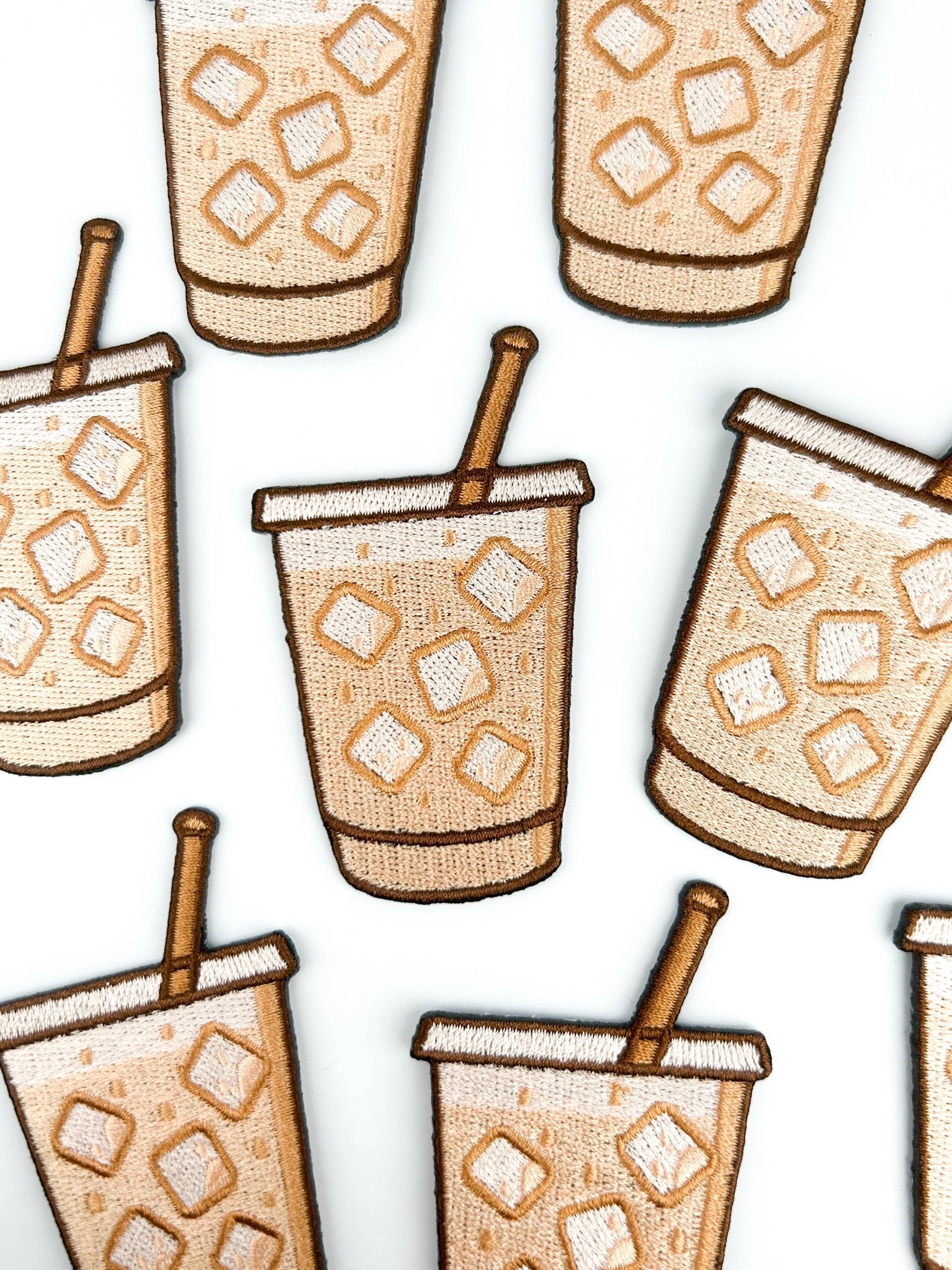 Iced Coffee Cold Brew Iron On Patch - Wander Together Outfitters