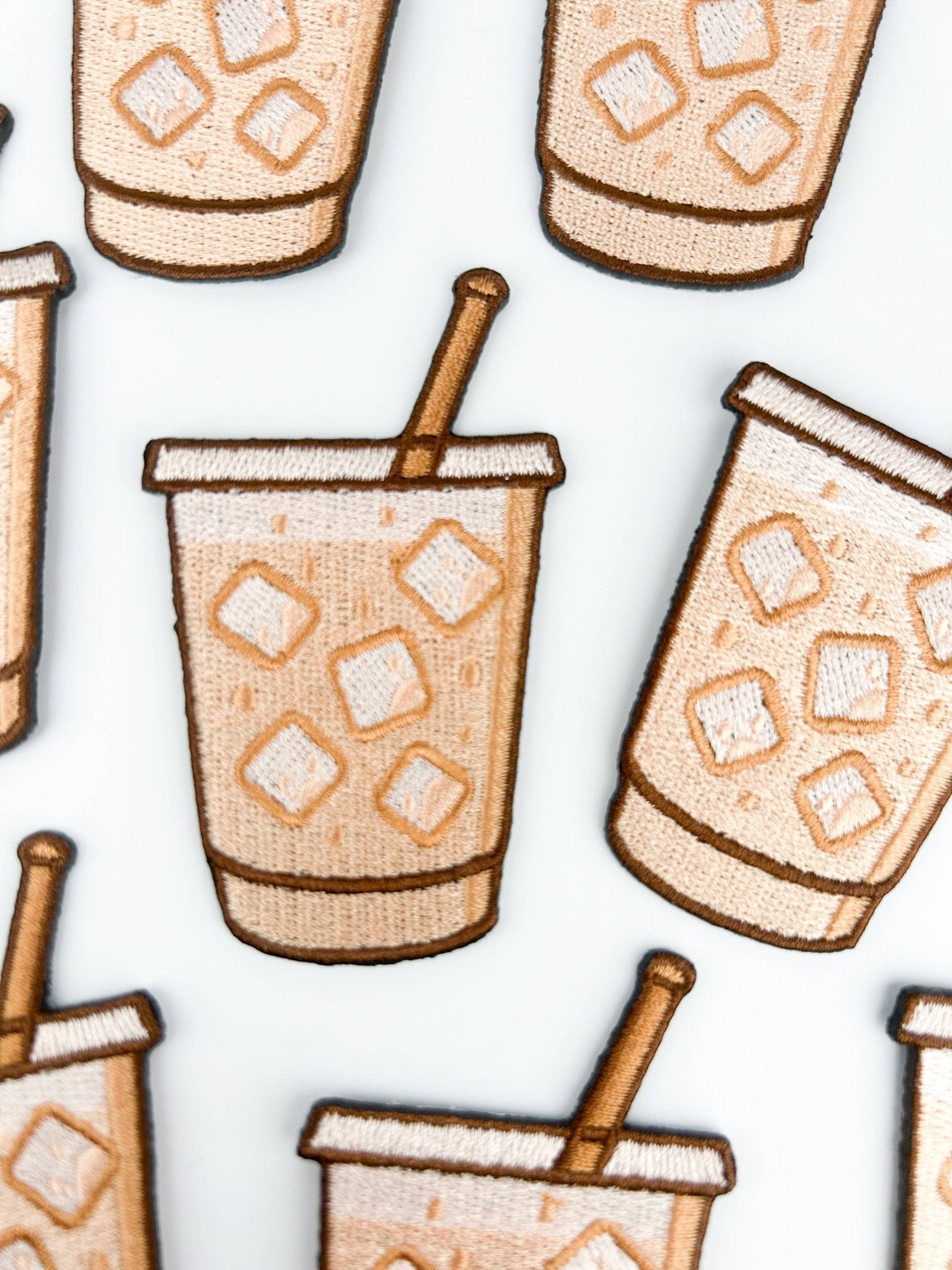 Iced Coffee Cold Brew Iron On Patch - Wander Together Outfitters