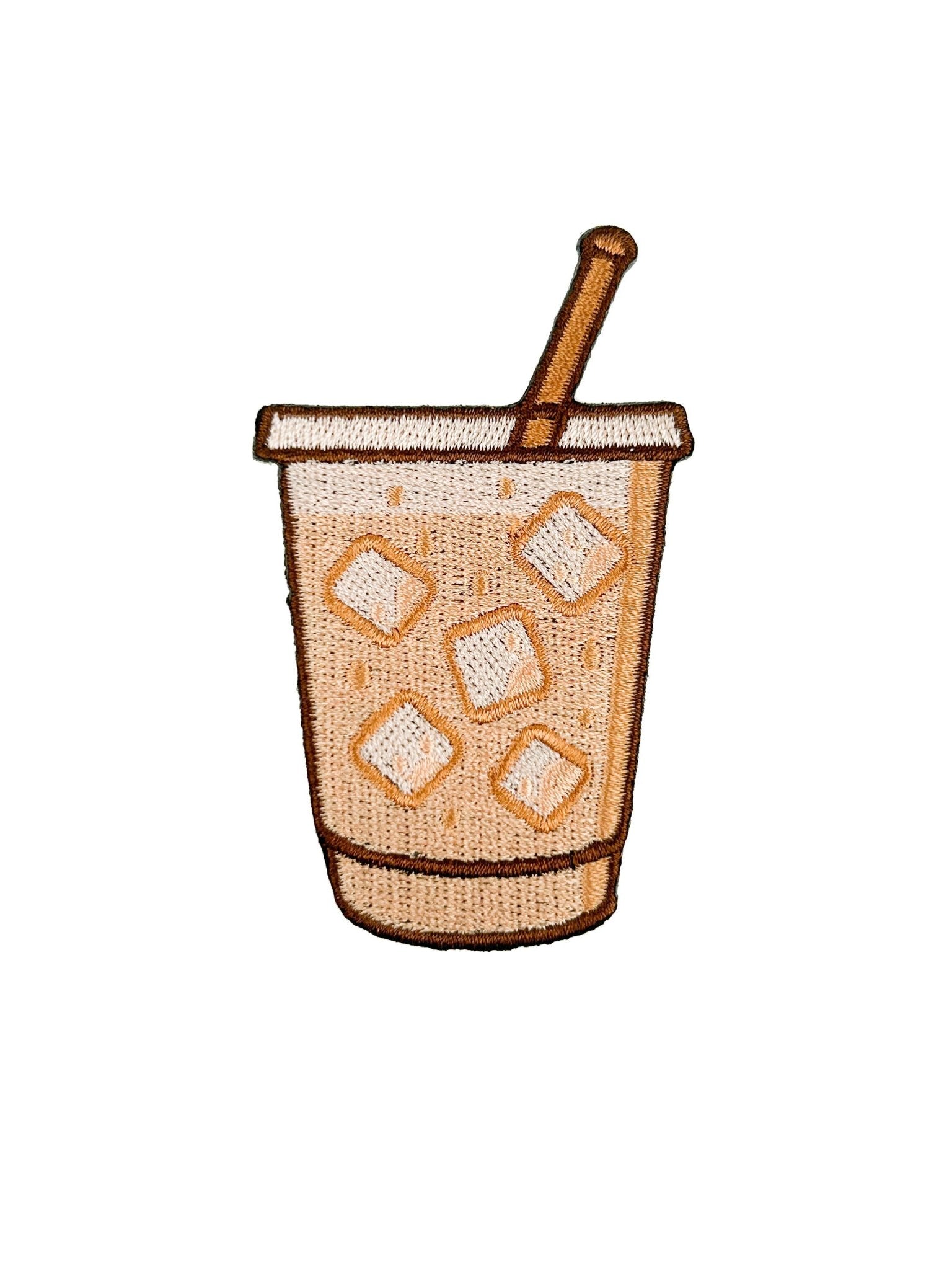Iced Coffee Cold Brew Iron On Patch - Wander Together Outfitters