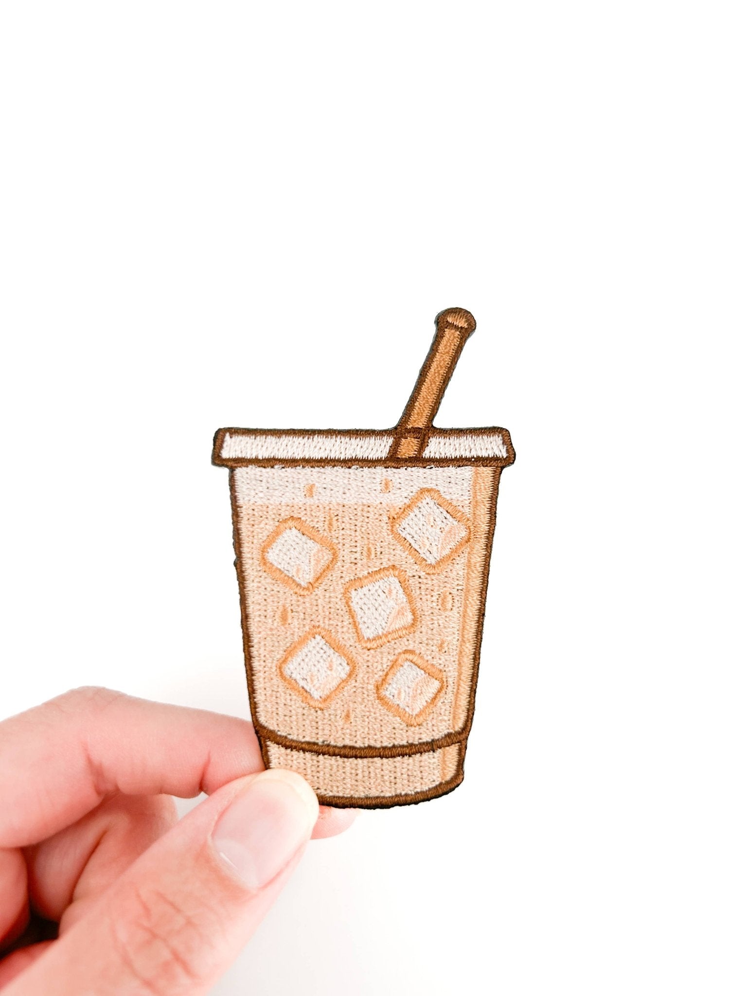Iced Coffee Cold Brew Iron On Patch - Wander Together Outfitters