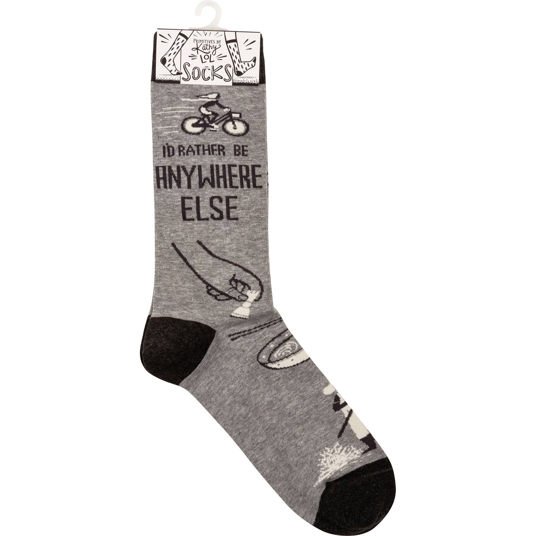 “I'd Rather Be Anywhere Else” Unisex Socks - Wander Together Outfitters