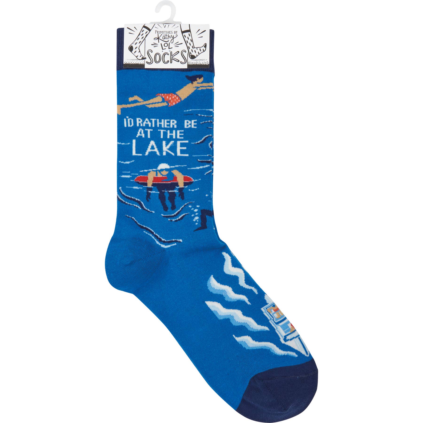 "I'd Rather Be At The Lake" Unisex Socks - Wander Together Outfitters