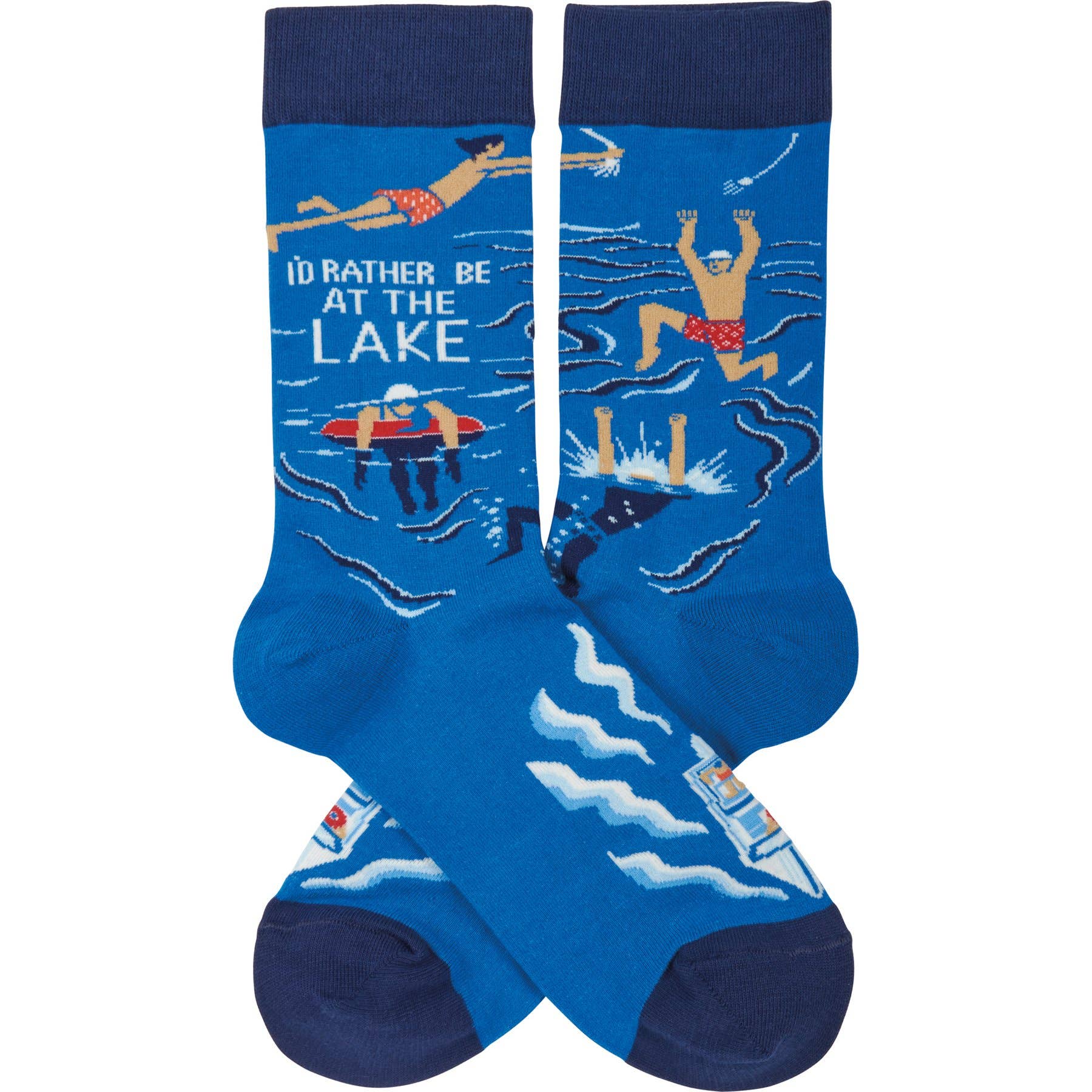 "I'd Rather Be At The Lake" Unisex Socks - Wander Together Outfitters