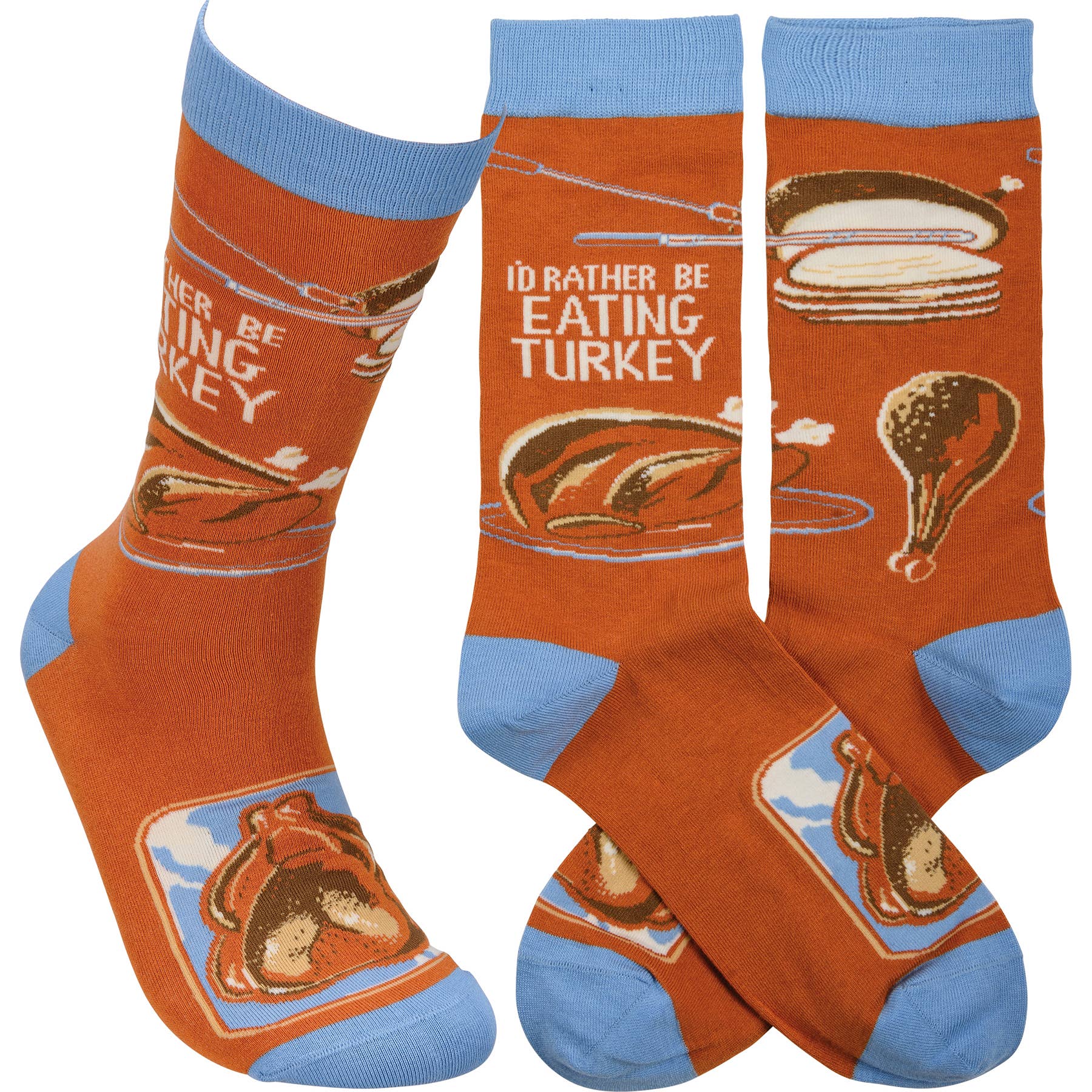 "I'd Rather Be Eating Turkey" Unisex Socks - Wander Together Outfitters