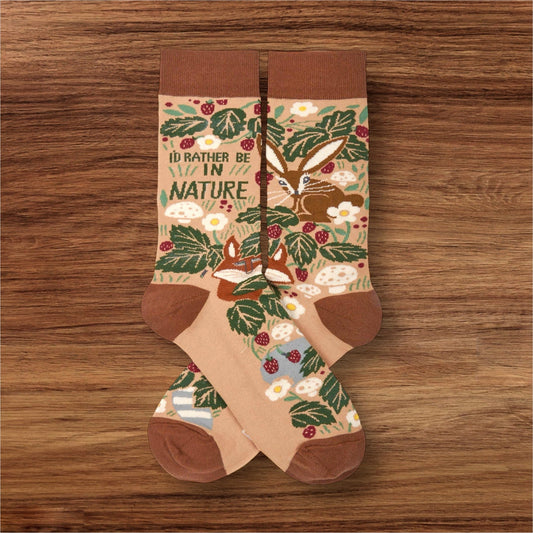 “I'd Rather Be In Nature” Unisex Socks - Wander Together Outfitters