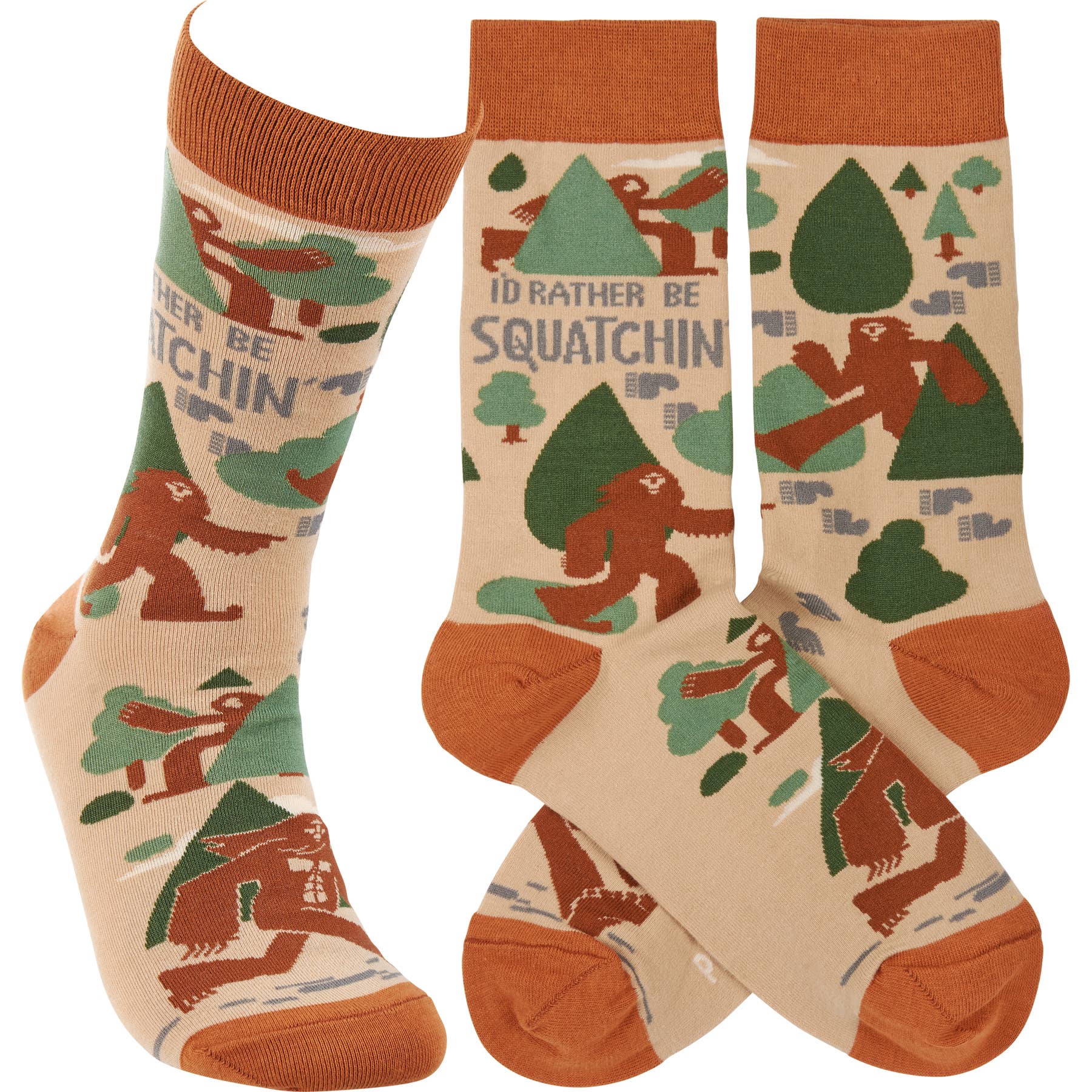 “I'd Rather Be Squatchin'”Unisex Socks - Wander Together Outfitters
