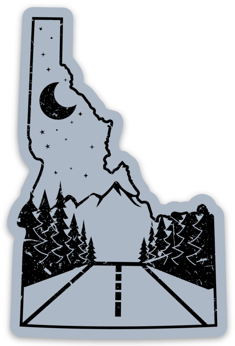Idaho Road Sticker Decal - Wander Together Outfitters