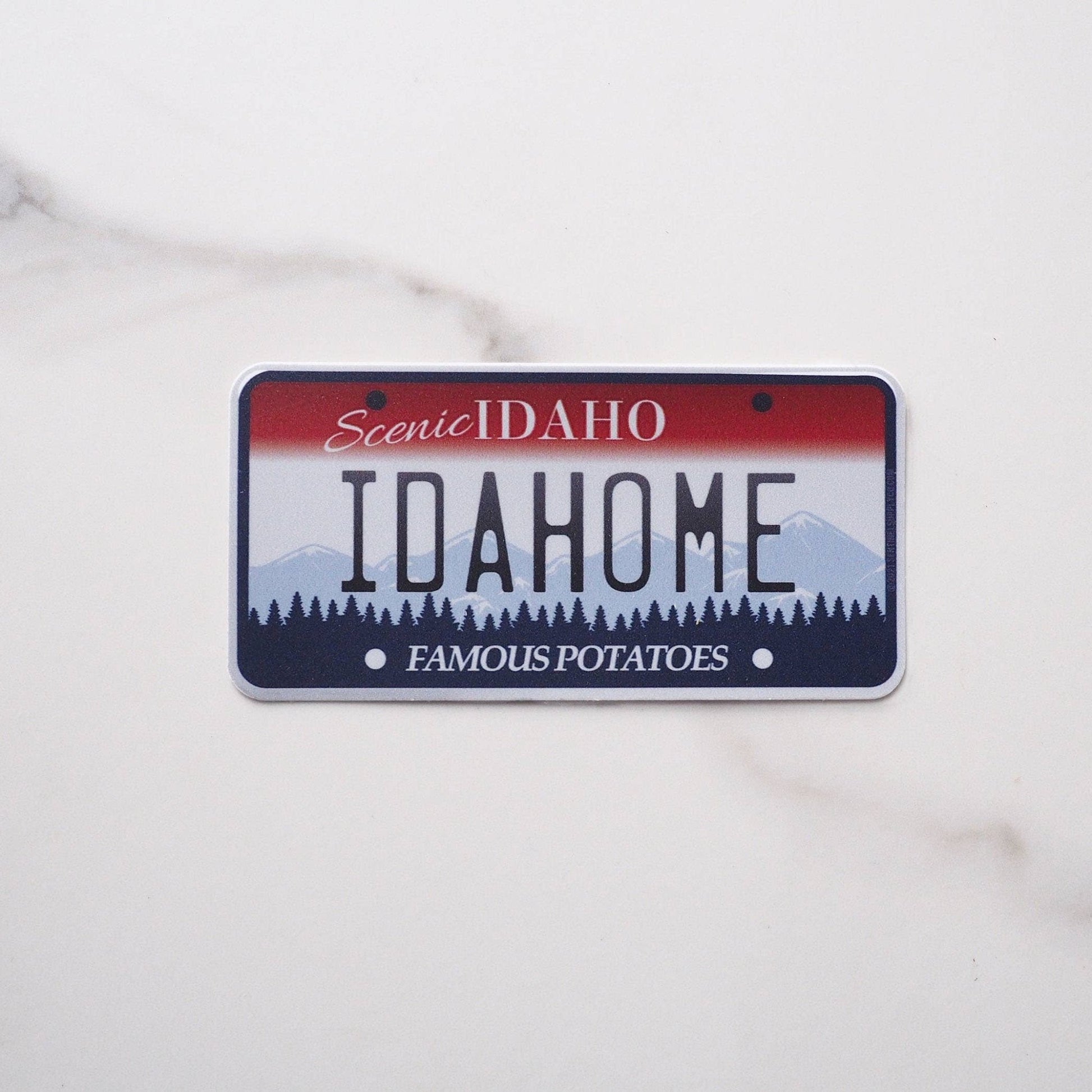 Idahome Sticker - Idaho License Plate Vinyl Stickers - Wander Together Outfitters