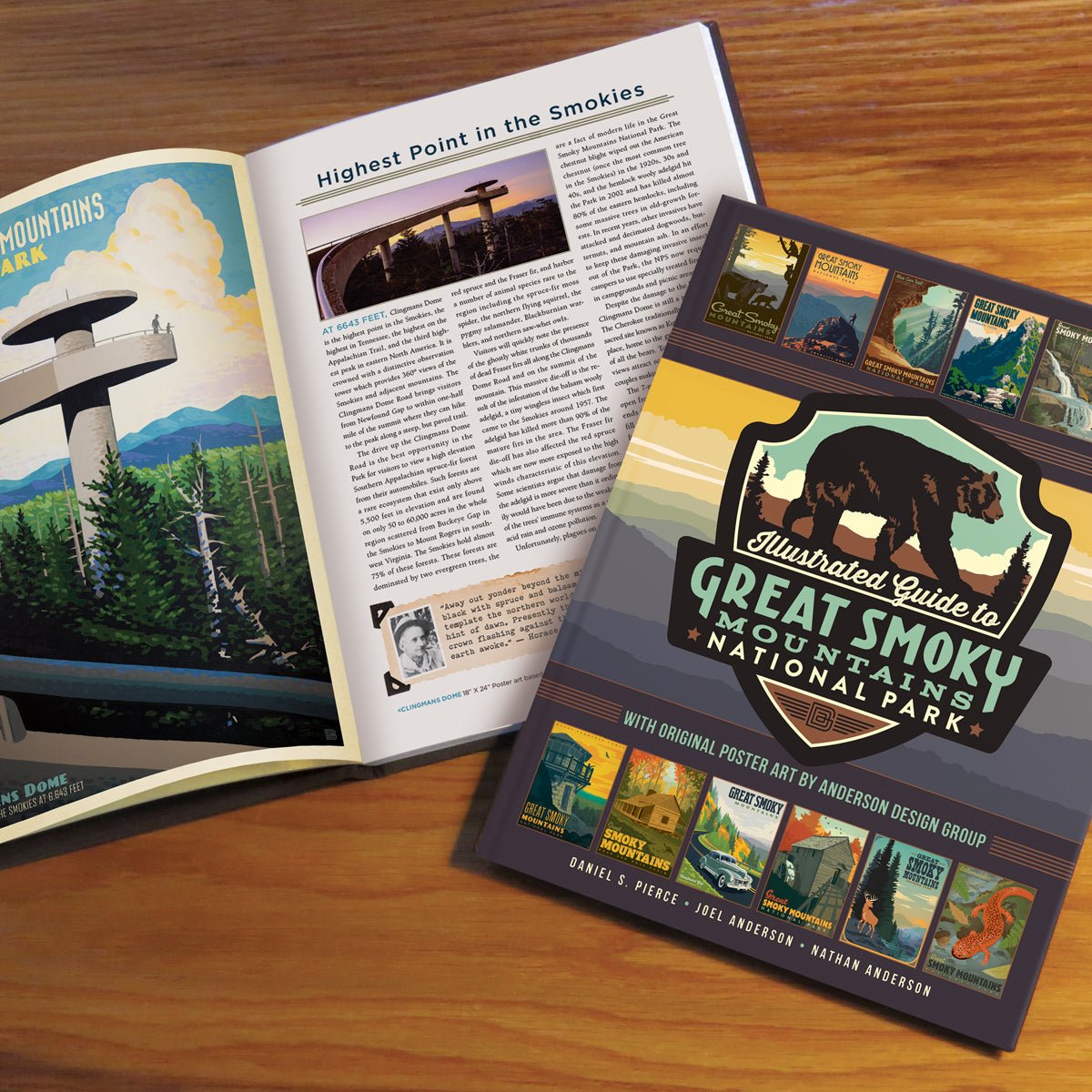 Illustrated Guide to Great Smoky Mountains National Park: Hard Cover Coffee Table Book - Wander Together Outfitters