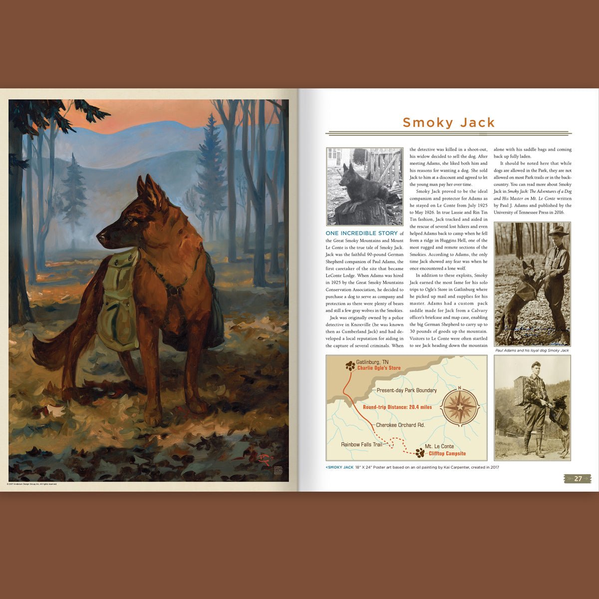 Illustrated Guide to Great Smoky Mountains National Park: Hard Cover Coffee Table Book - Wander Together Outfitters