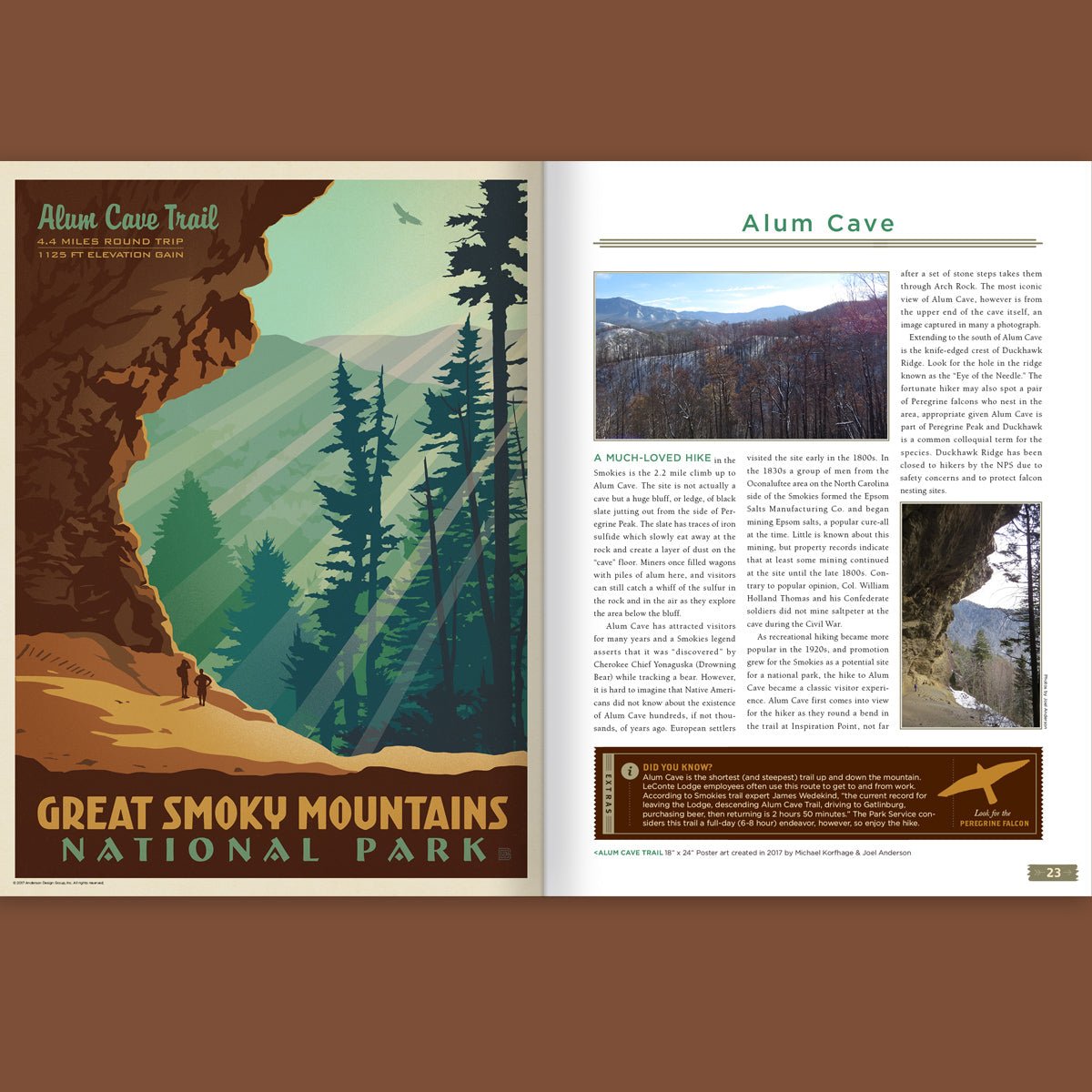Illustrated Guide to Great Smoky Mountains National Park: Hard Cover Coffee Table Book - Wander Together Outfitters