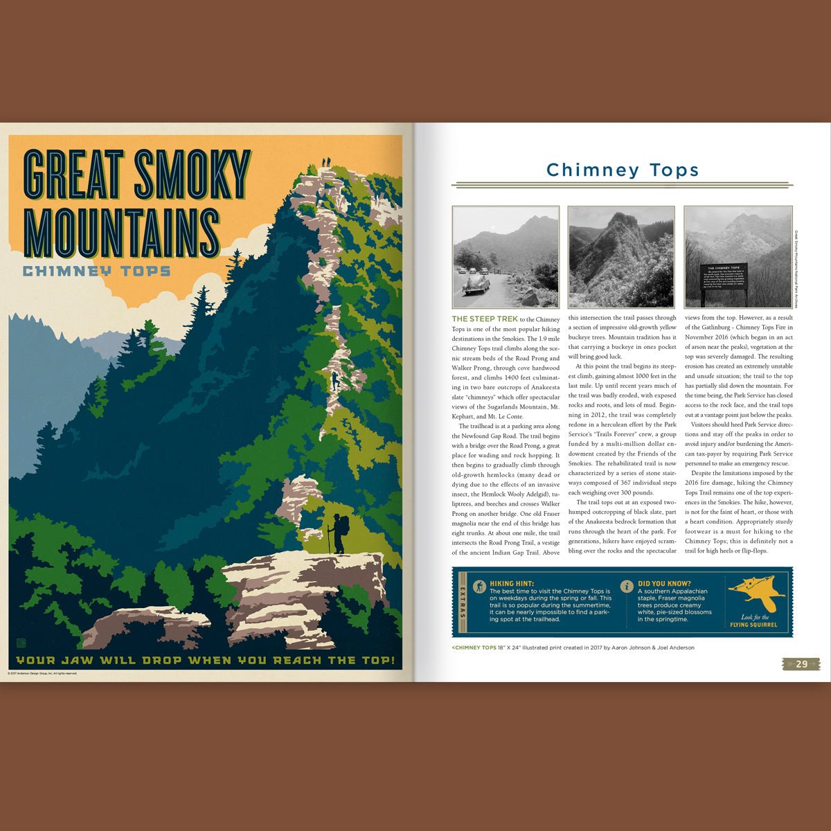Illustrated Guide to Great Smoky Mountains National Park: Hard Cover Coffee Table Book - Wander Together Outfitters