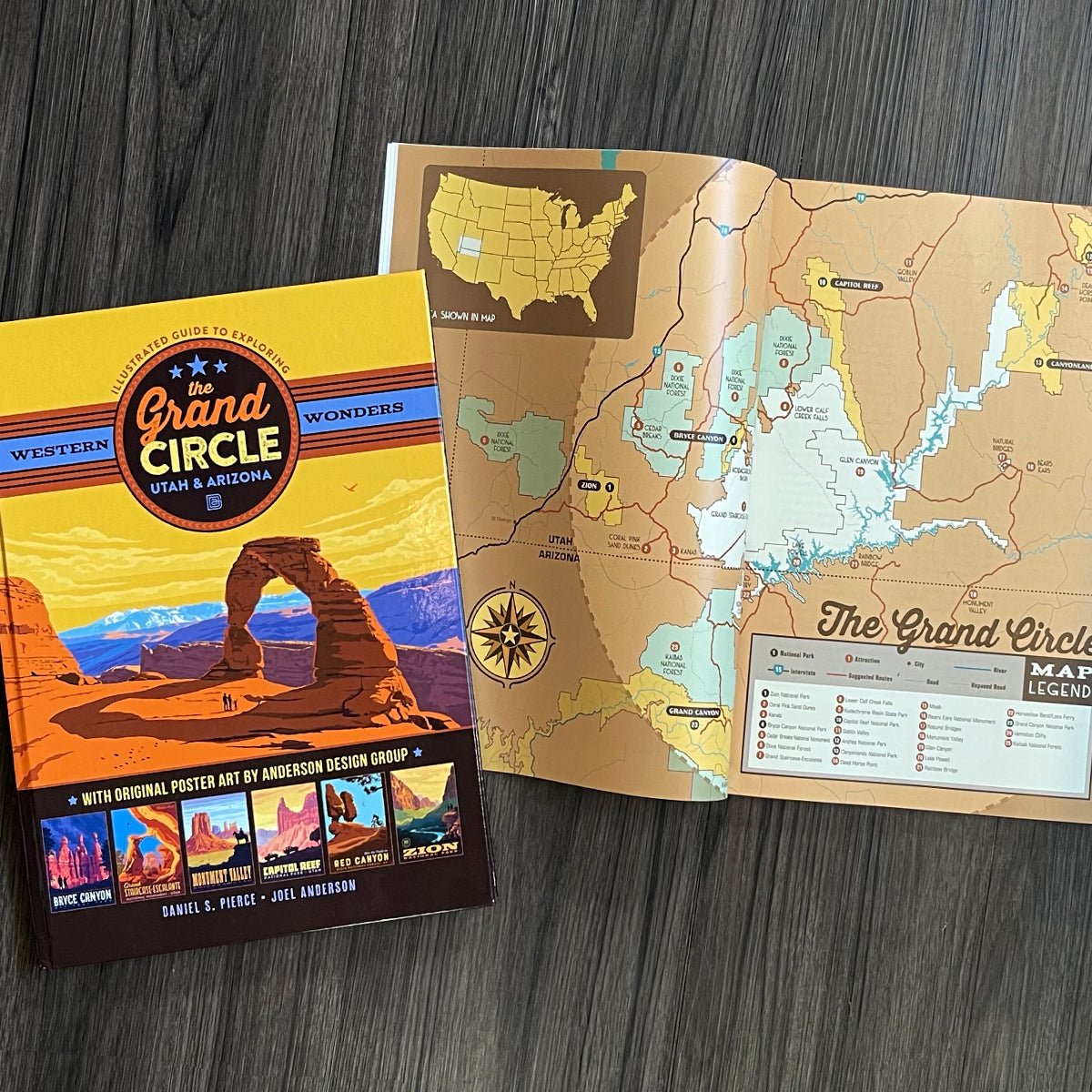 Illustrated Guide to the Grand Circle HARD COVER Coffee Table Book (On Sale—Bargain!) - Wander Together Outfitters