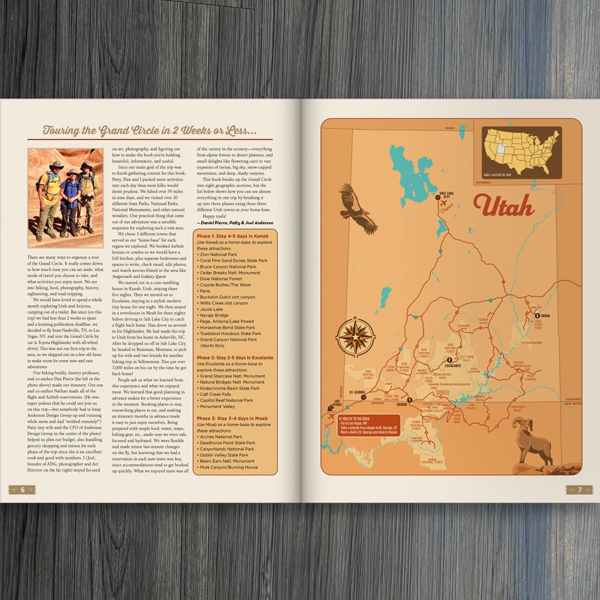 Illustrated Guide to the Grand Circle HARD COVER Coffee Table Book (On Sale—Bargain!) - Wander Together Outfitters