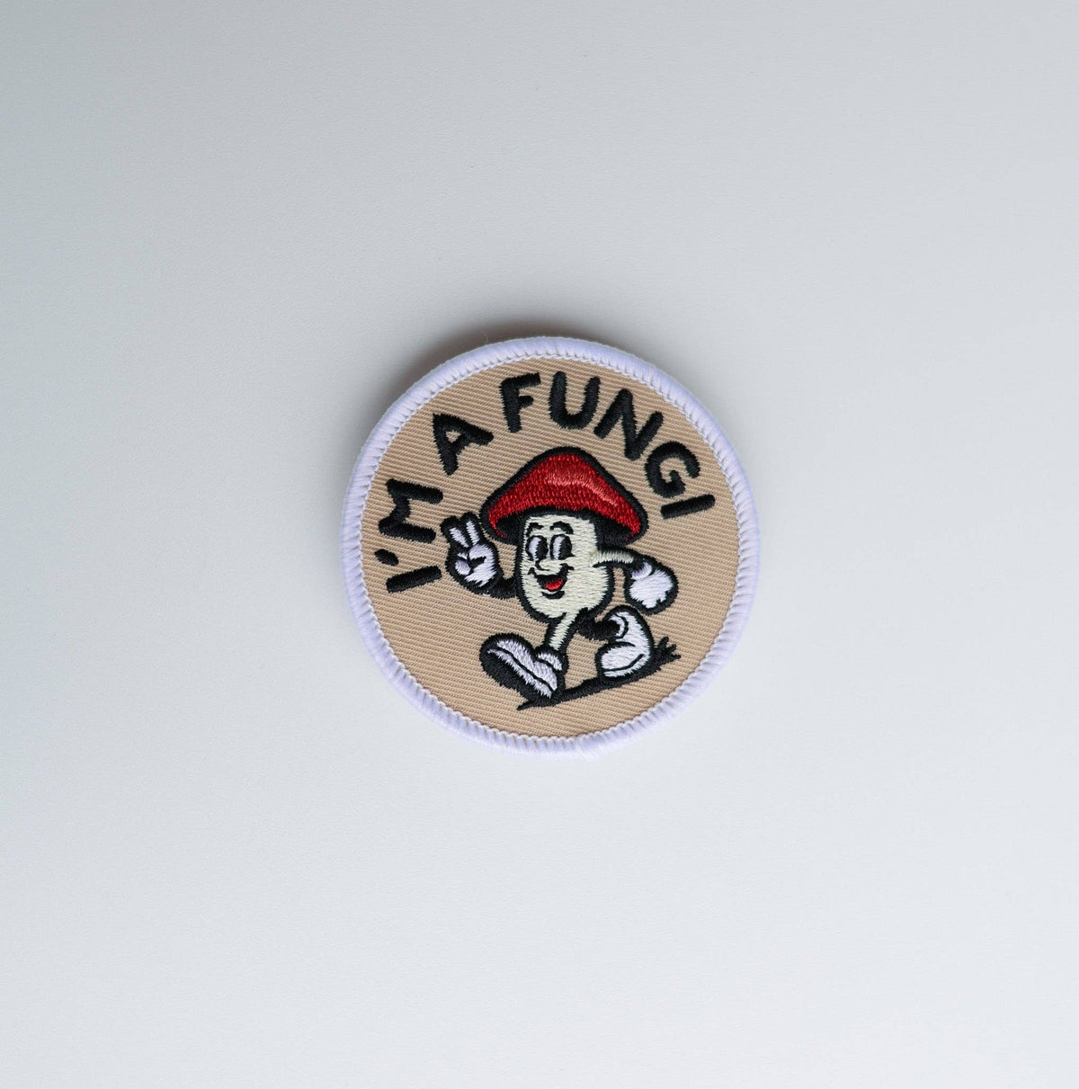 "I’m a Fungi" Round Iron On Patch - Wander Together Outfitters