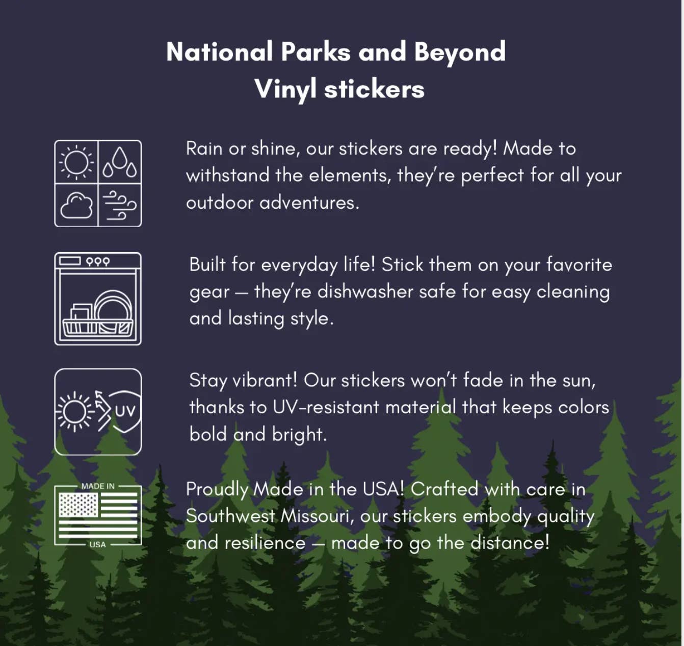 “I'm Fine, It's Just My Face” Eagle Funny 3" Vinyl Sticker - Wander Together Outfitters