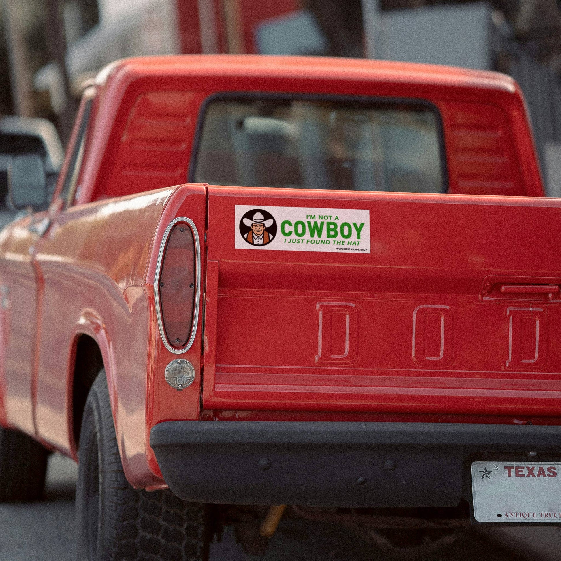 " I'm Not a Cowboy, I Just Found the Hat" Bumper Sticker - Wander Together Outfitters