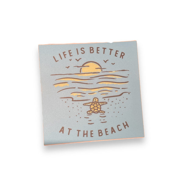 “Life Is Better At The Beach” Sticker
