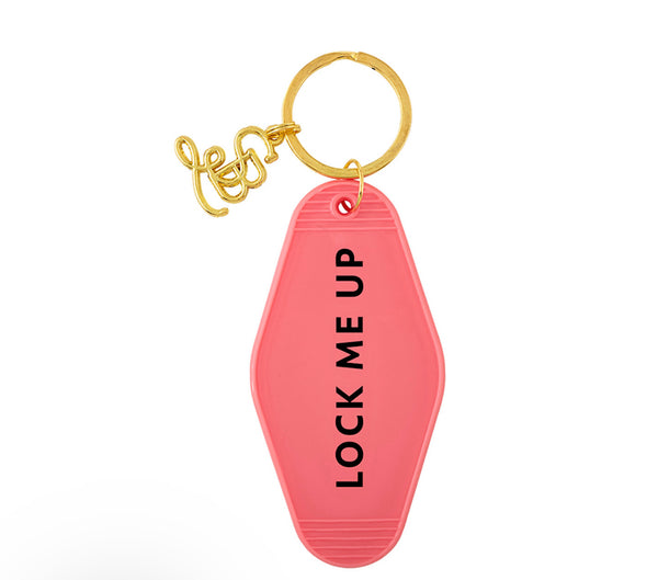 “Lock Me Up” Motel Keychain