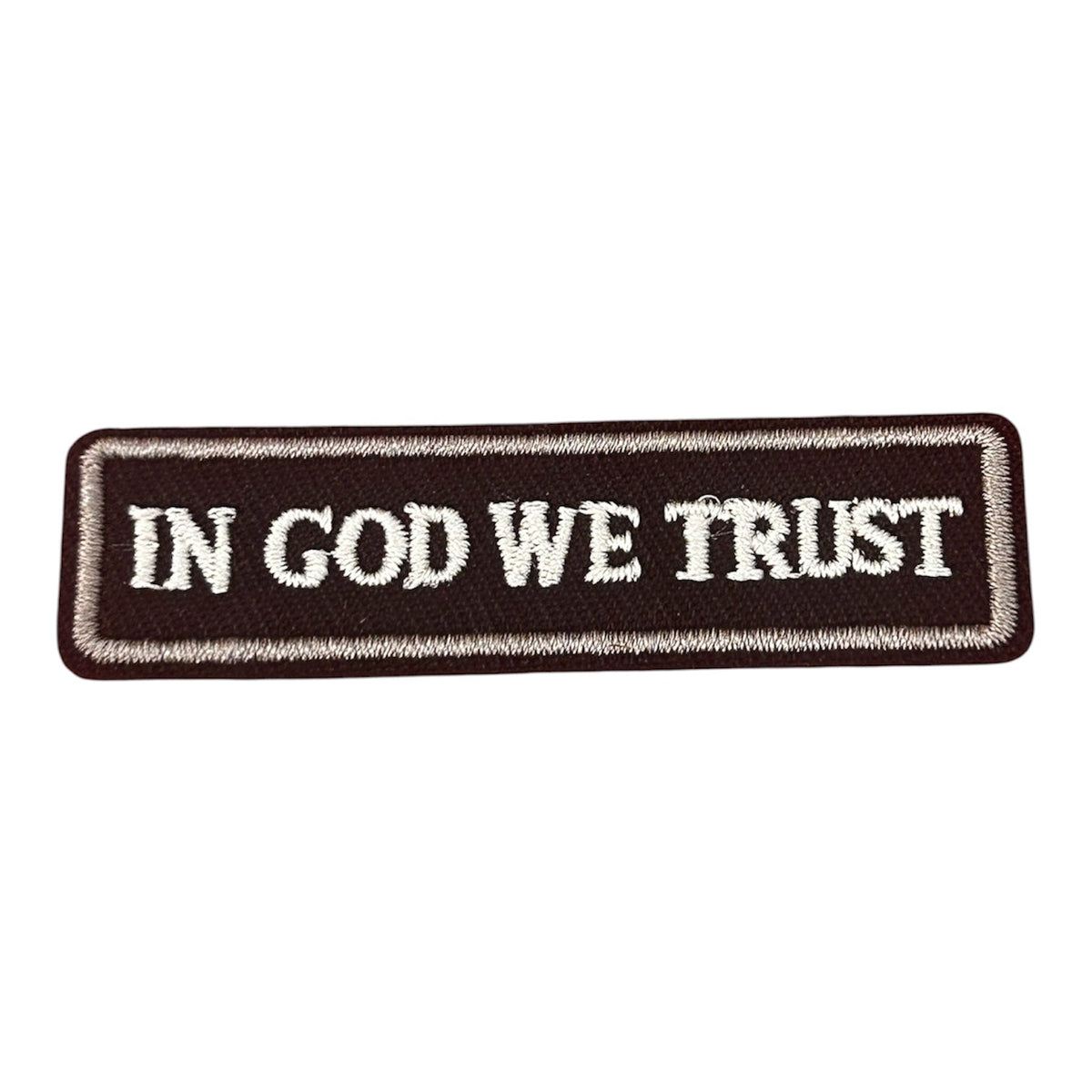 In God We Trust Iron On Patch - Wander Together Outfitters