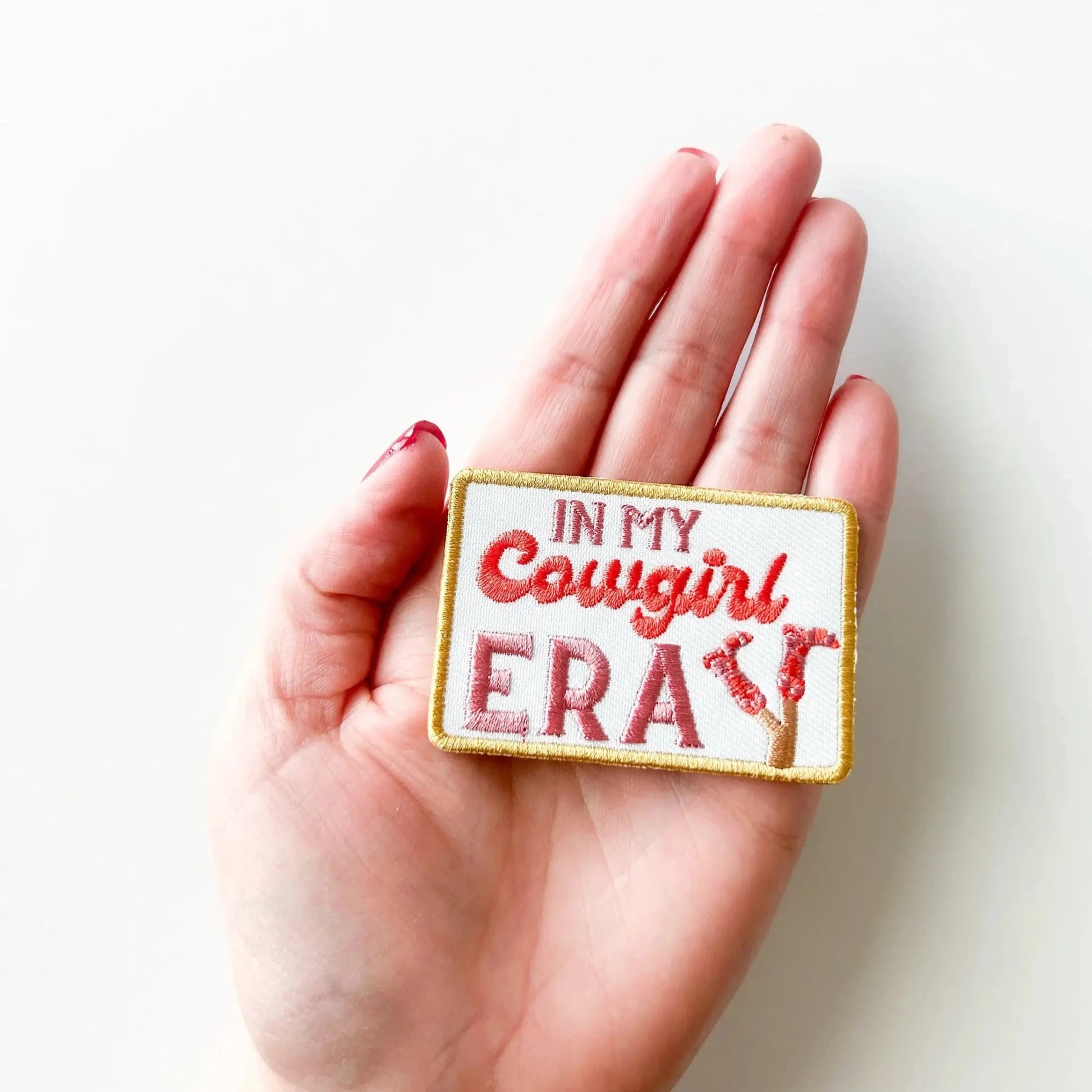 "In My Cowgirl Era" Patch Embroidered Iron - On Patch  - Wander Together Outfitters