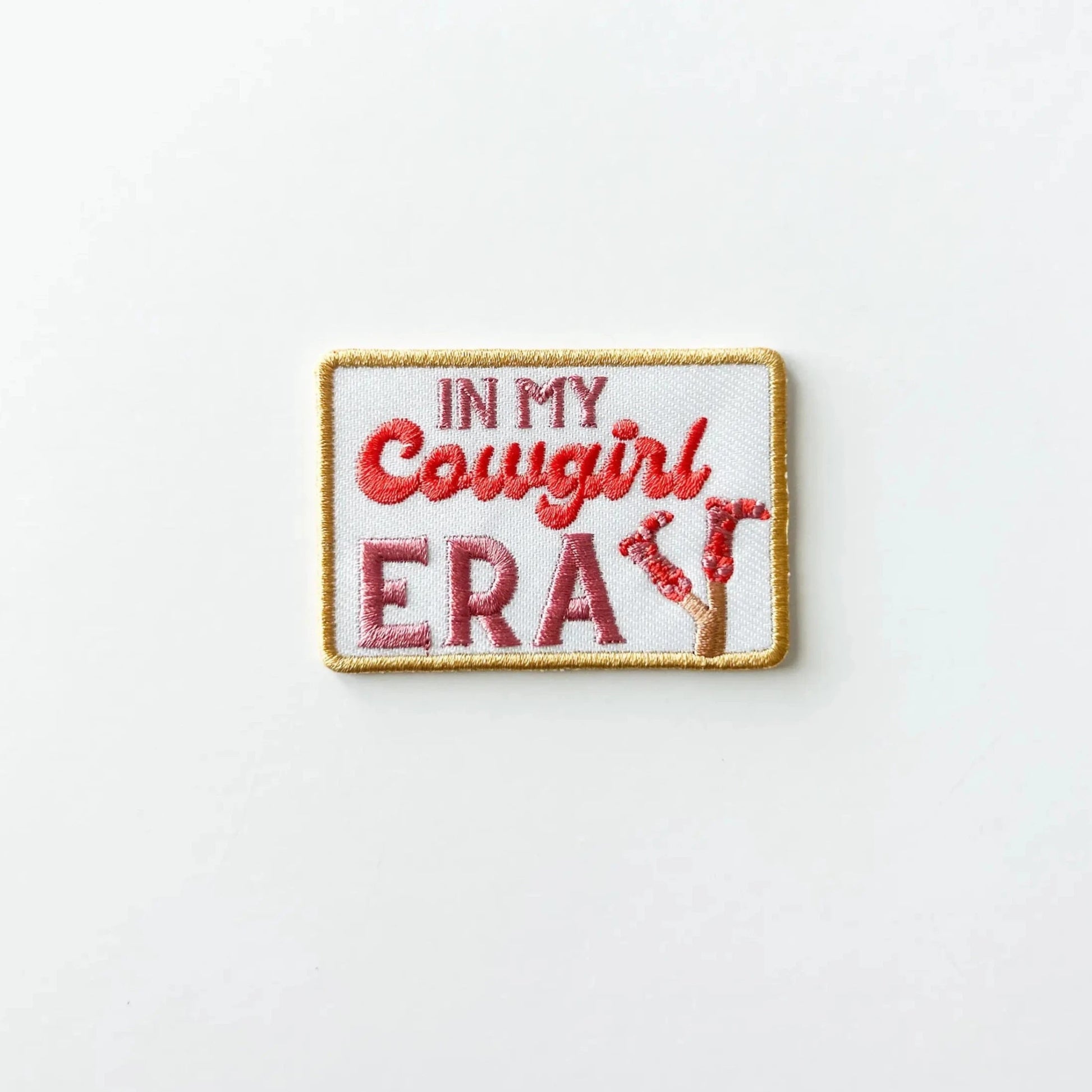 "In My Cowgirl Era" Patch Embroidered Iron - On Patch  - Wander Together Outfitters