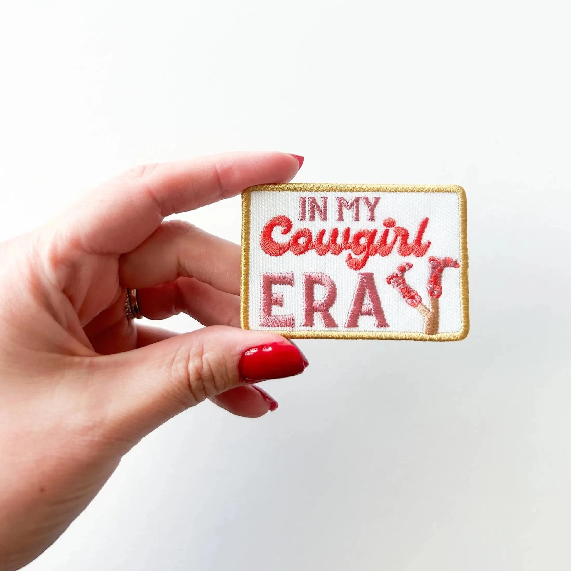 "In My Cowgirl Era" Patch Embroidered Iron - On Patch  - Wander Together Outfitters