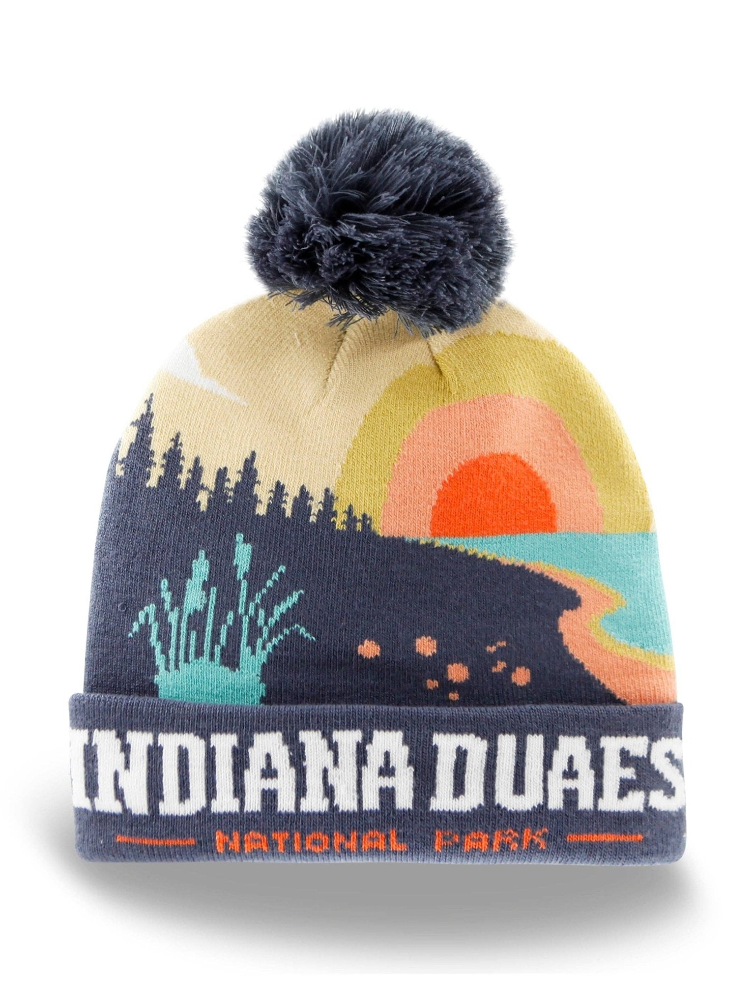 Indiana Dunes National Park Removable PomPom Beanie - Wander Together Outfitters