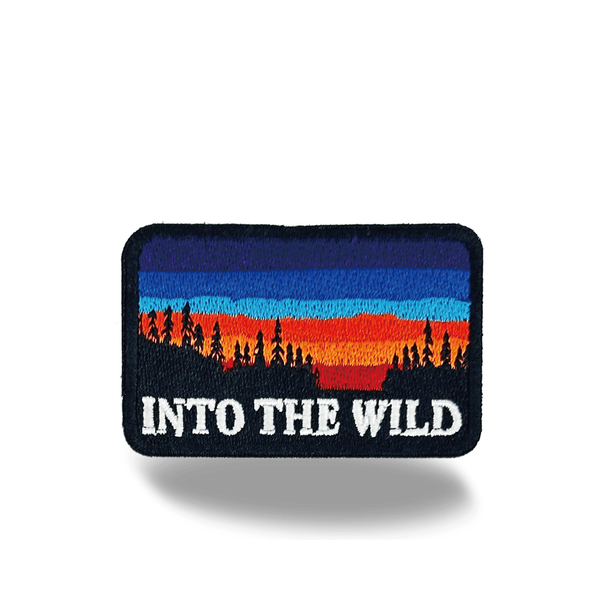 "Into the Wild" Sunset Iron On Embroidery Patch - Wander Together Outfitters