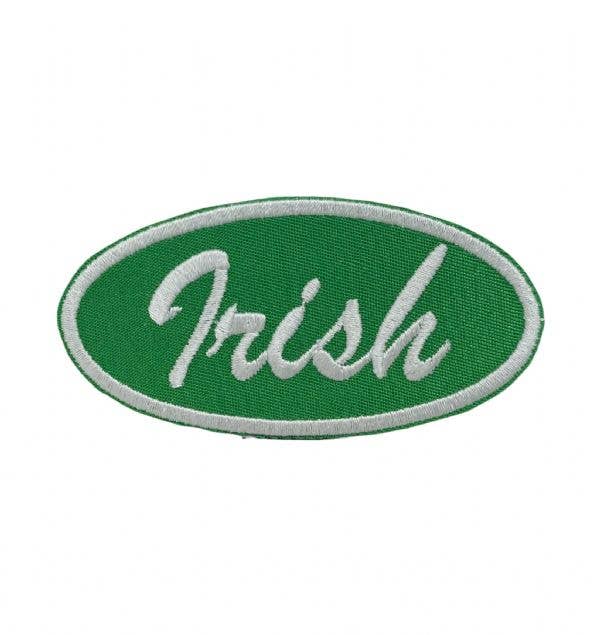 “Irish” Oval Iron On Patch - Wander Together Outfitters