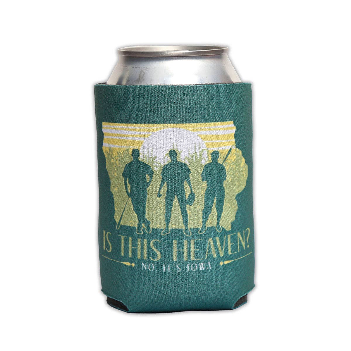 “Is This Heaven? No, It's Iowa” Drink Sleeve Can Cooler Koozie - Wander Together Outfitters