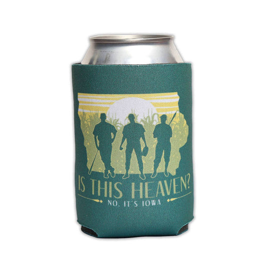 “Is This Heaven? No, It's Iowa” Drink Sleeve Can Cooler Koozie - Wander Together Outfitters