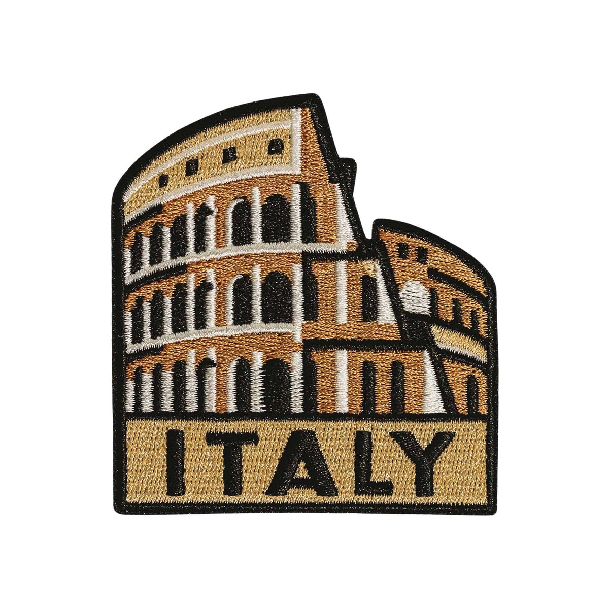 Italy Embroidered Iron On Patch - Wander Together Outfitters
