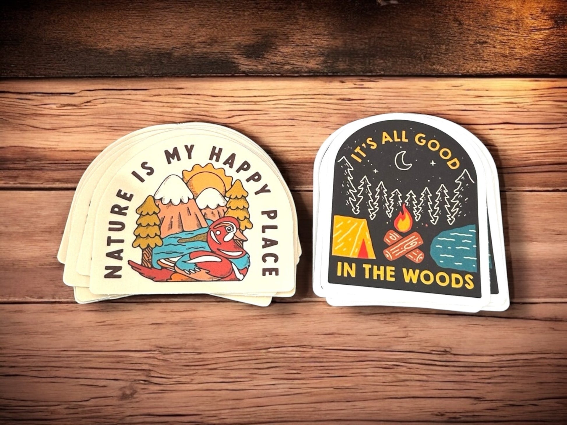 “It's All Good In The Woods” Vinyl Sticker - Wander Together Outfitters