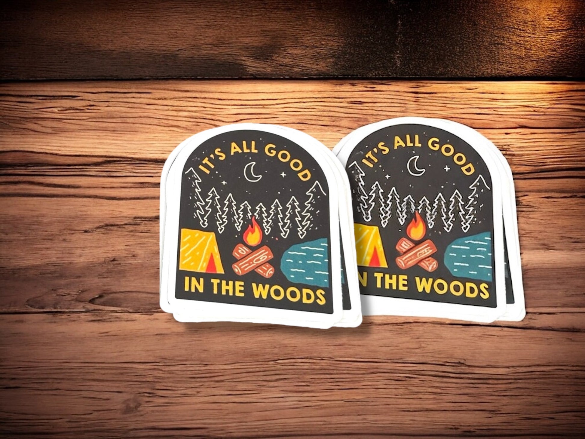 “It's All Good In The Woods” Vinyl Sticker - Wander Together Outfitters