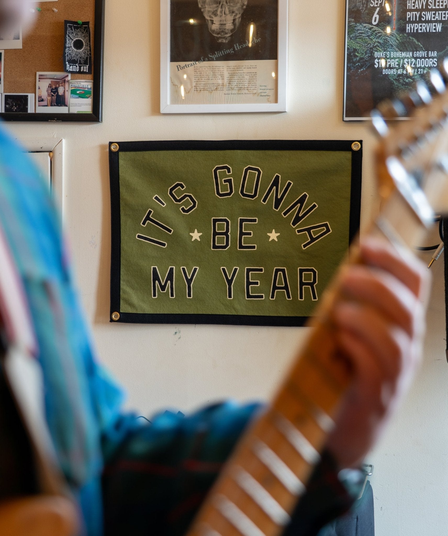 "It's Gonna Be My Year" Camp Flag by All Time Low Pennant - Wander Together Outfitters