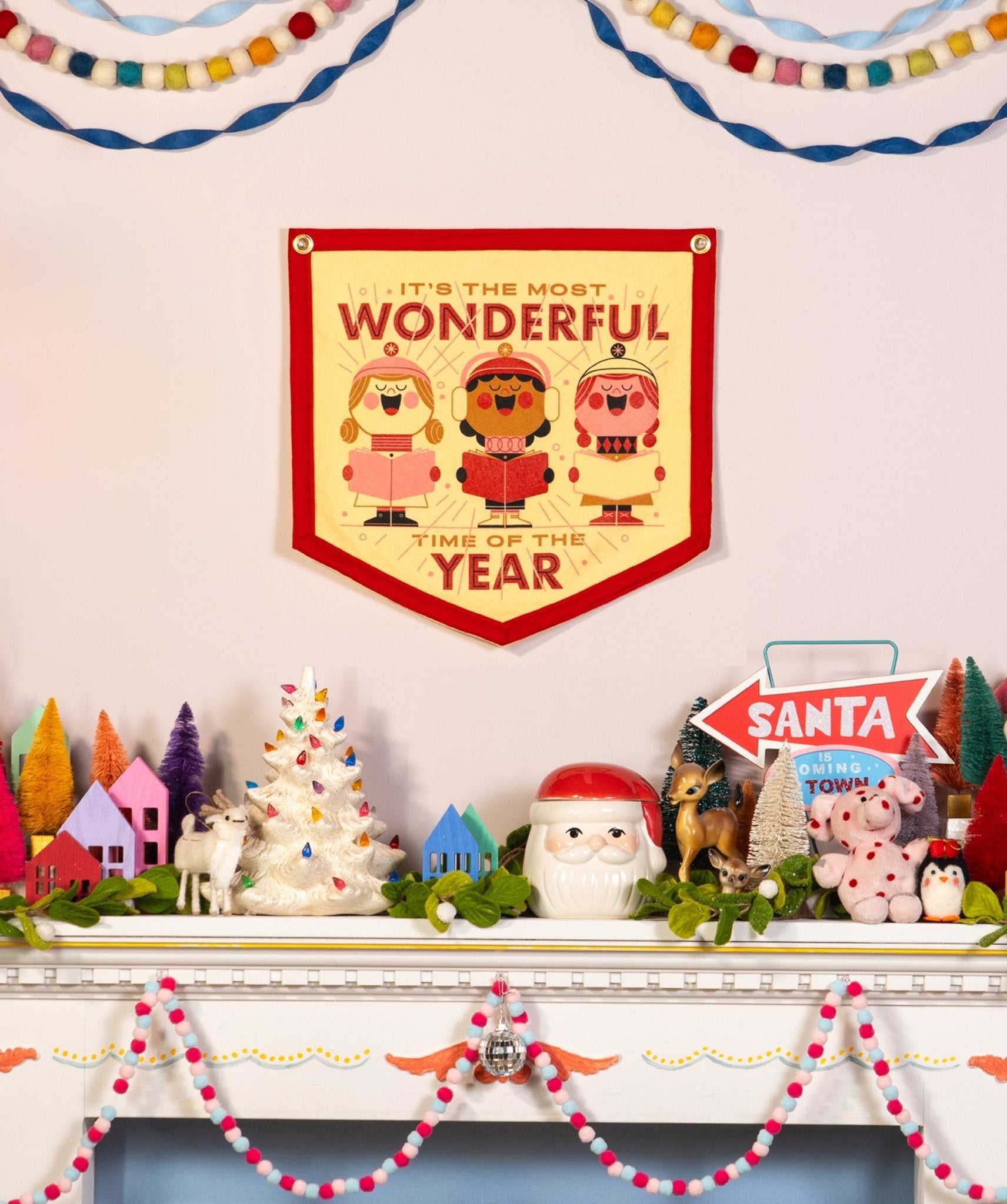 "It's The Most Wonderful Time Of The Year" Camp Flag (Limited Quantity) - Wander Together Outfitters