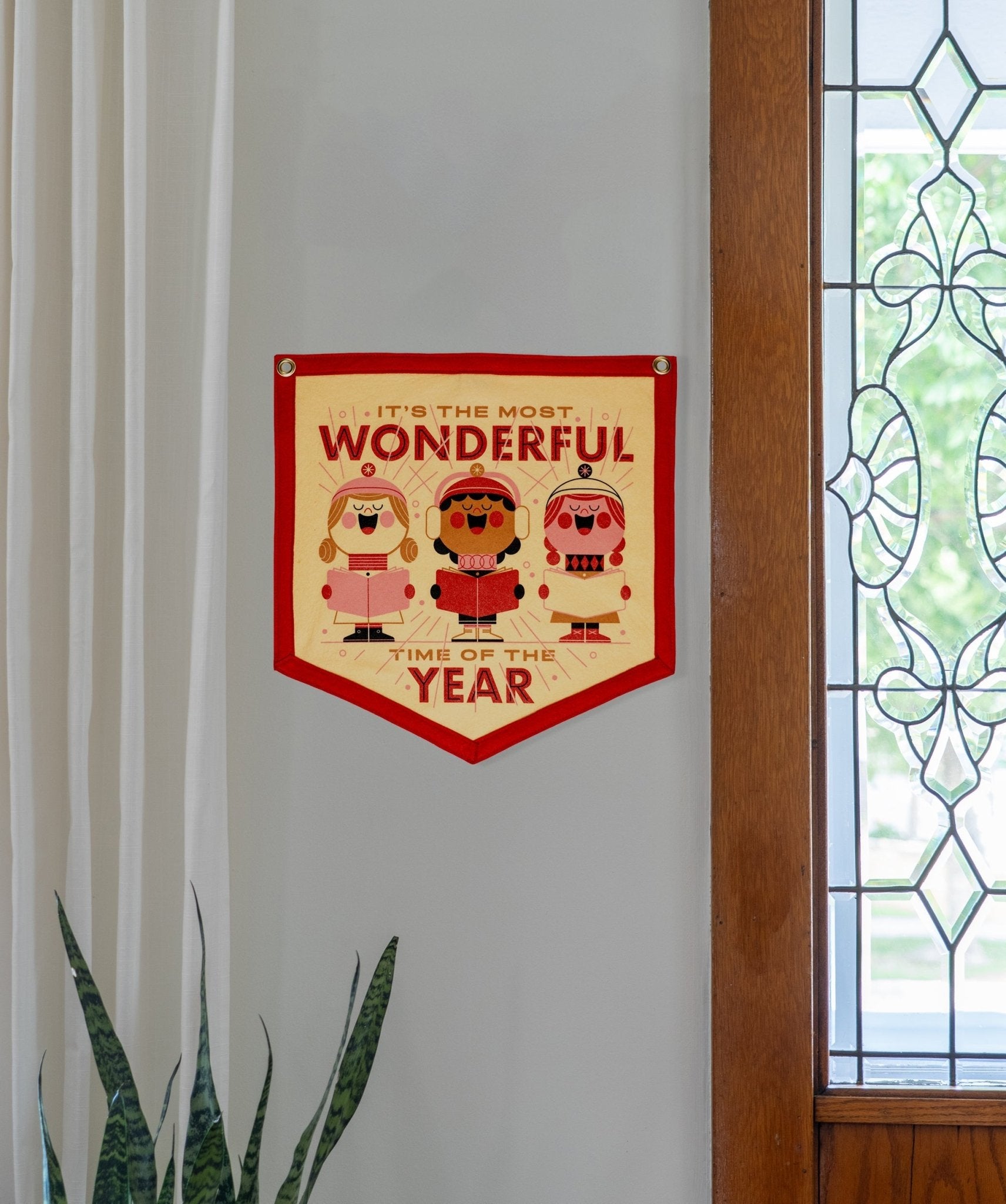 "It's The Most Wonderful Time Of The Year" Camp Flag (Limited Quantity) - Wander Together Outfitters