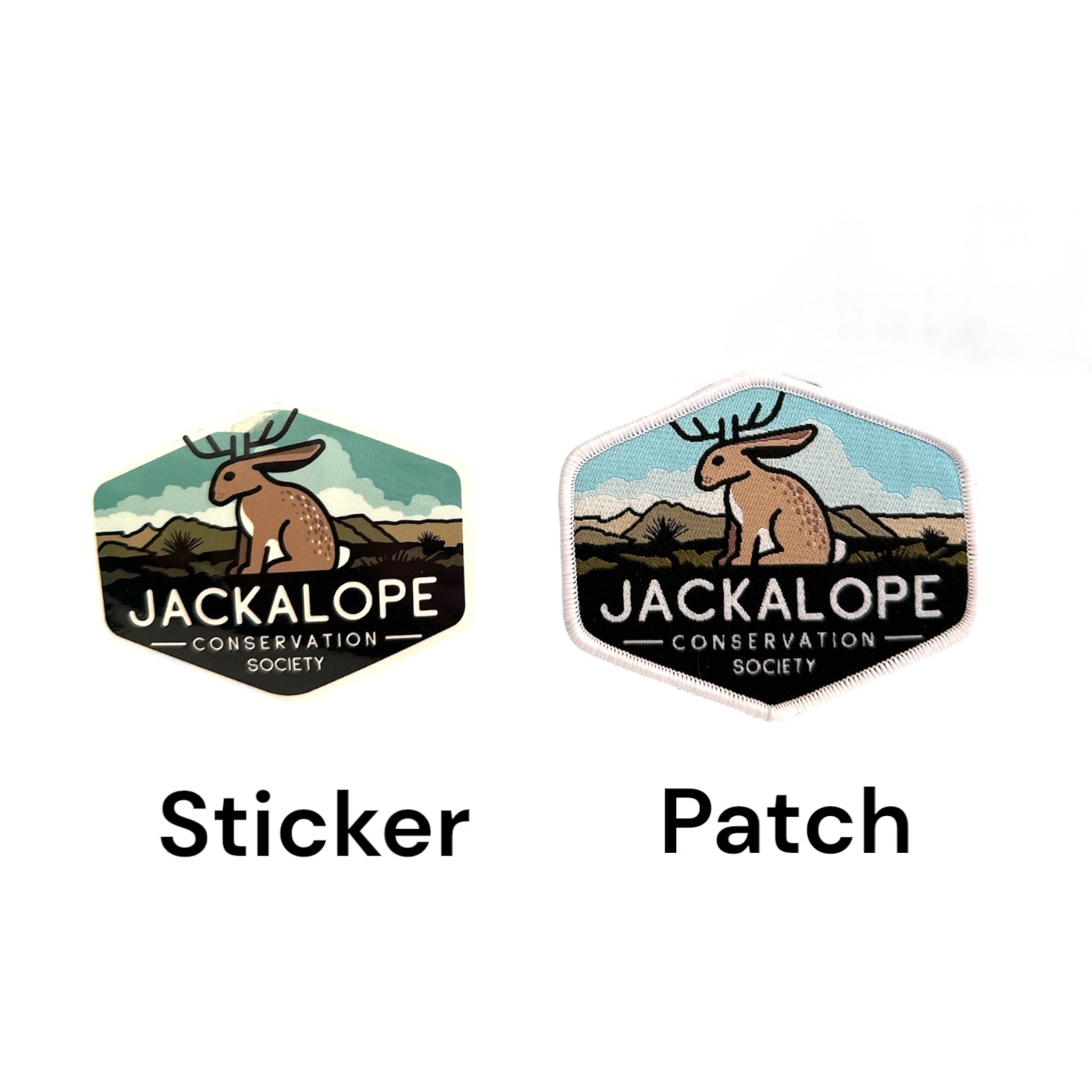 “Jackalope Conservation Society” Durable Vinyl Sticker - Wander Together Outfitters